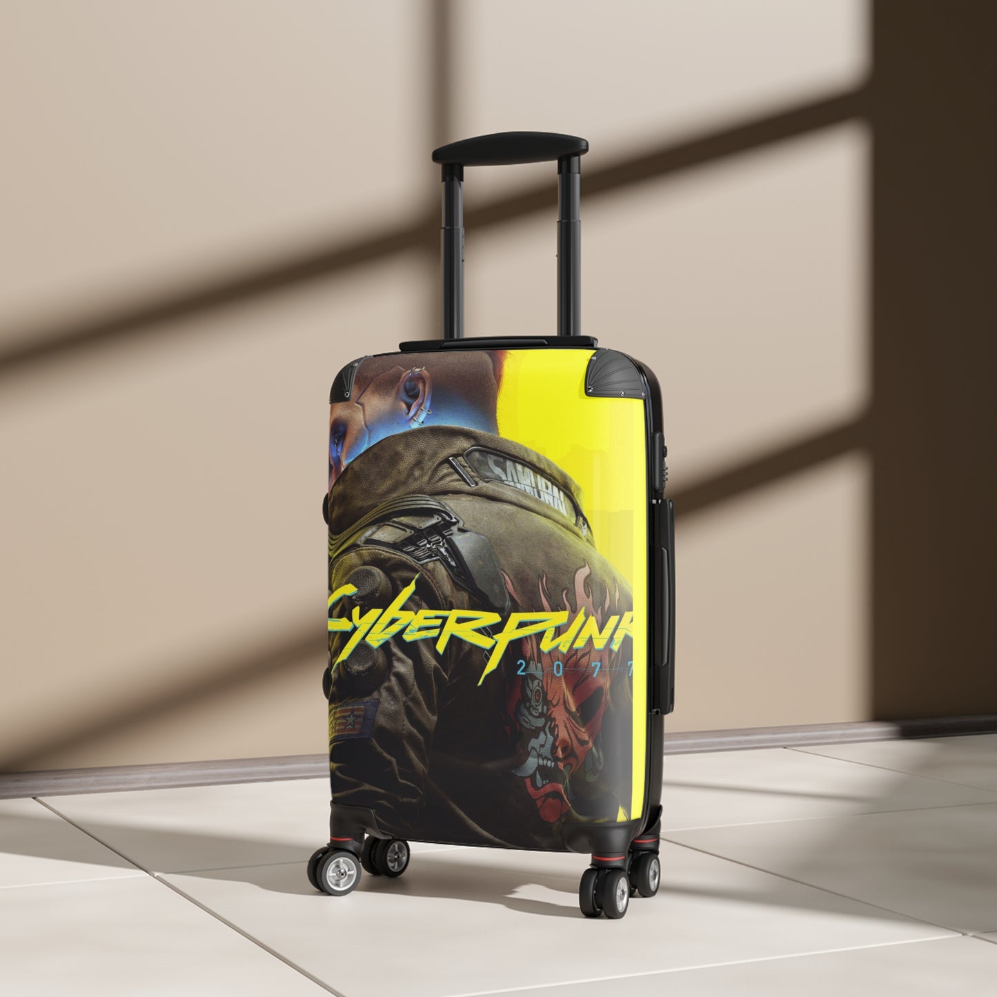 Video Games Cyberpunk 2077 Carry-On Suitcase - Stylish Luggage for Travelers