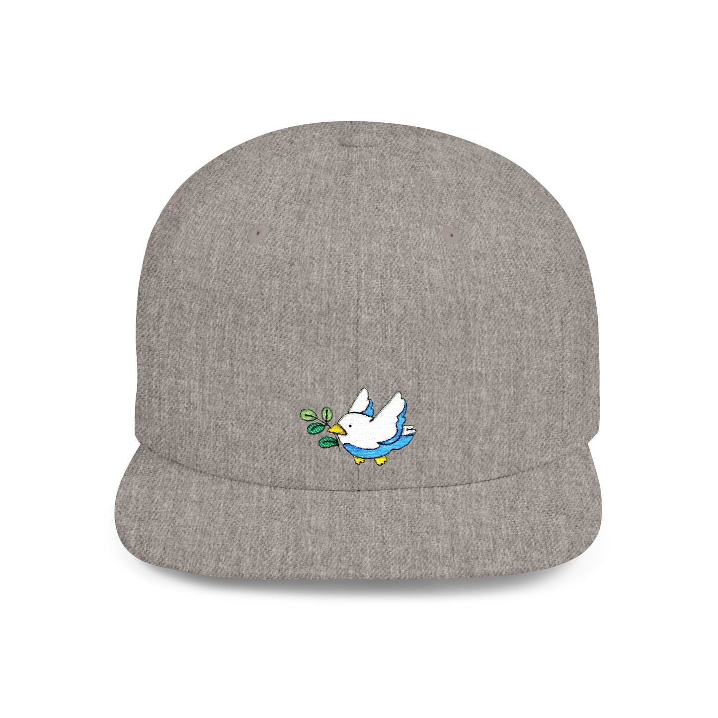 Icons Embroidered Bird Flat Bill Snapback – Lightweight, Custom Fit, Premium Quality