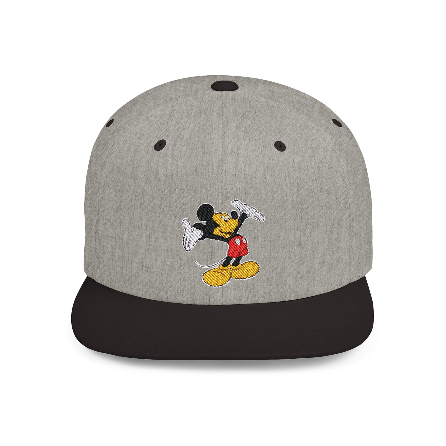 Mickey Mouse Disney Holiday Flat Bill Snapback – Lightweight, Custom Fit, Premium Quality