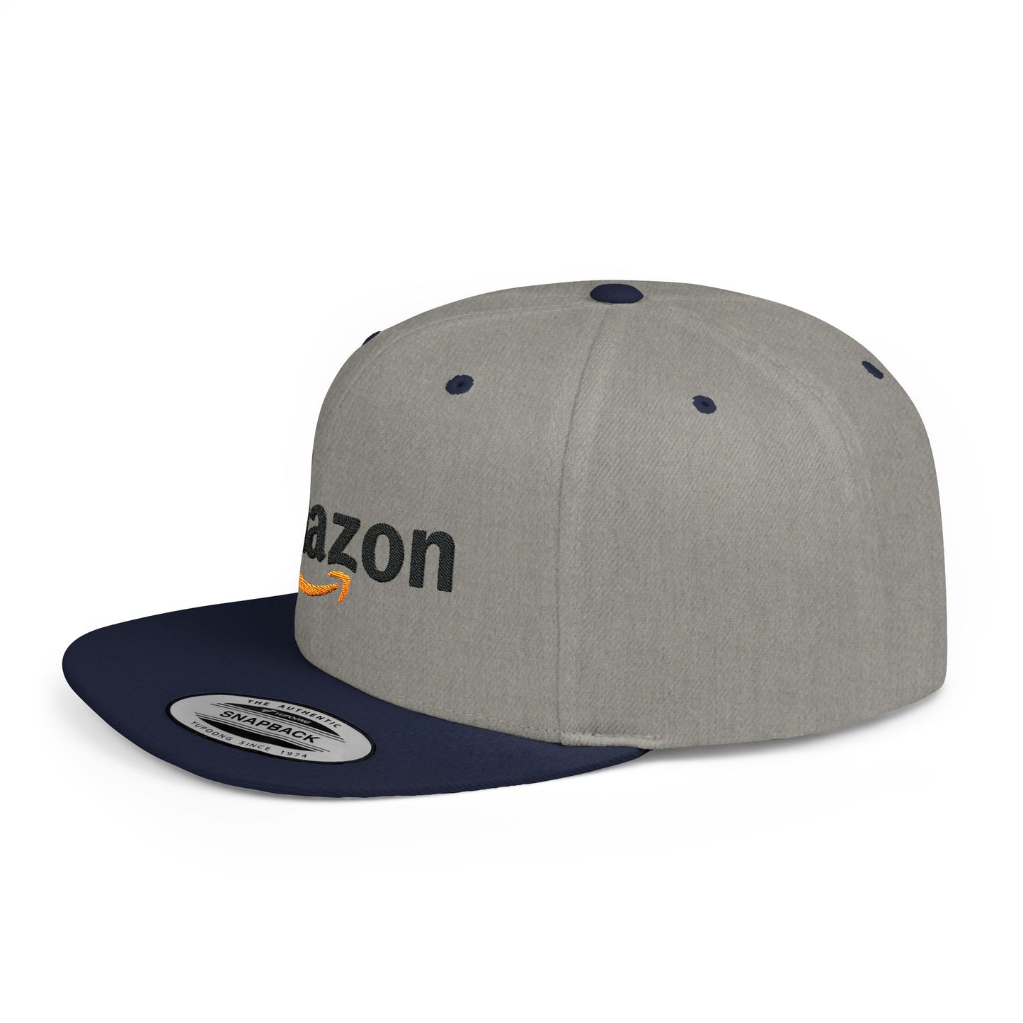 Amazon Flat Bill Snapback – Lightweight, Custom Fit, Premium Quality