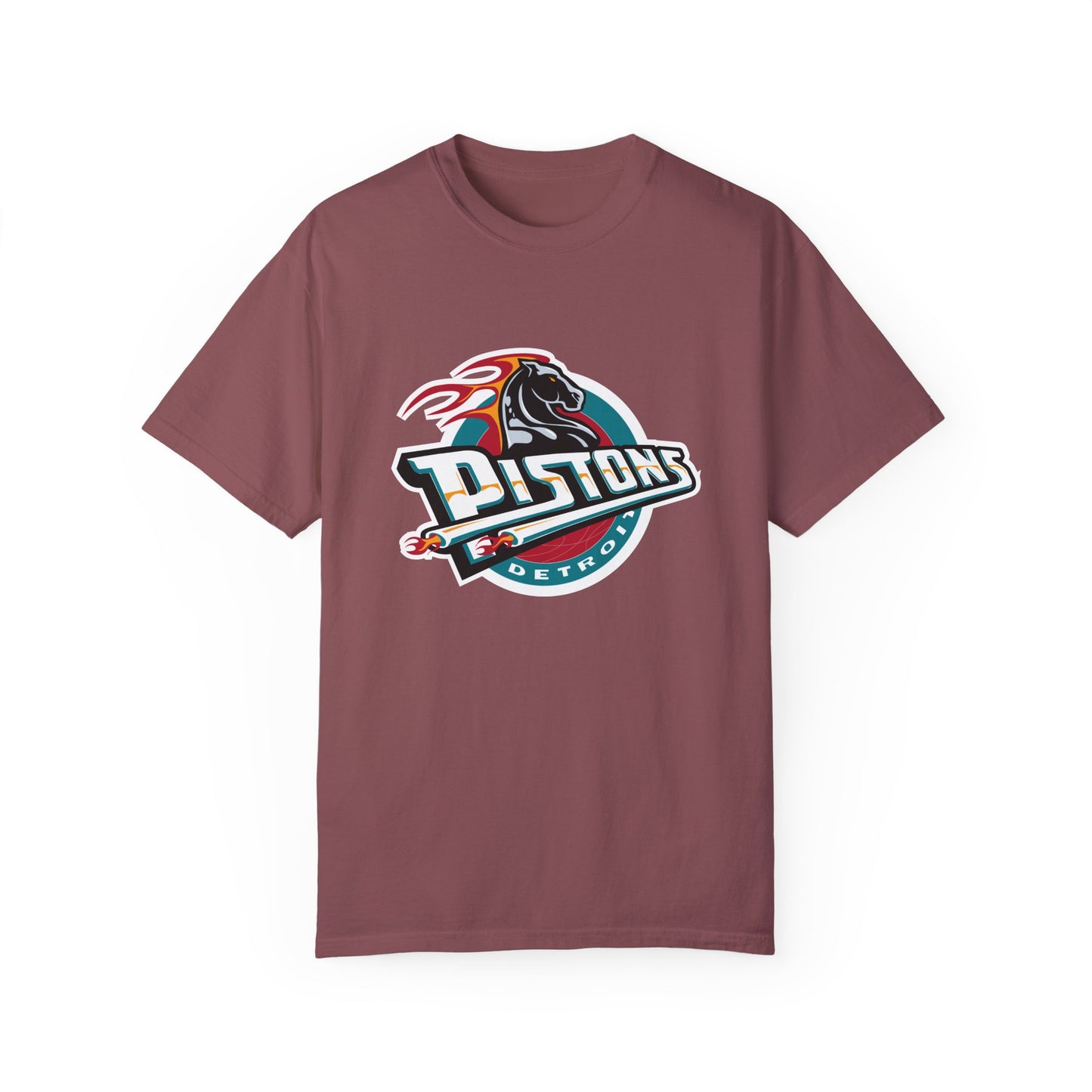 Detroit Pistons Basketball Life Garment-Dyed T-Shirt – Premium Cotton Tee for Customization