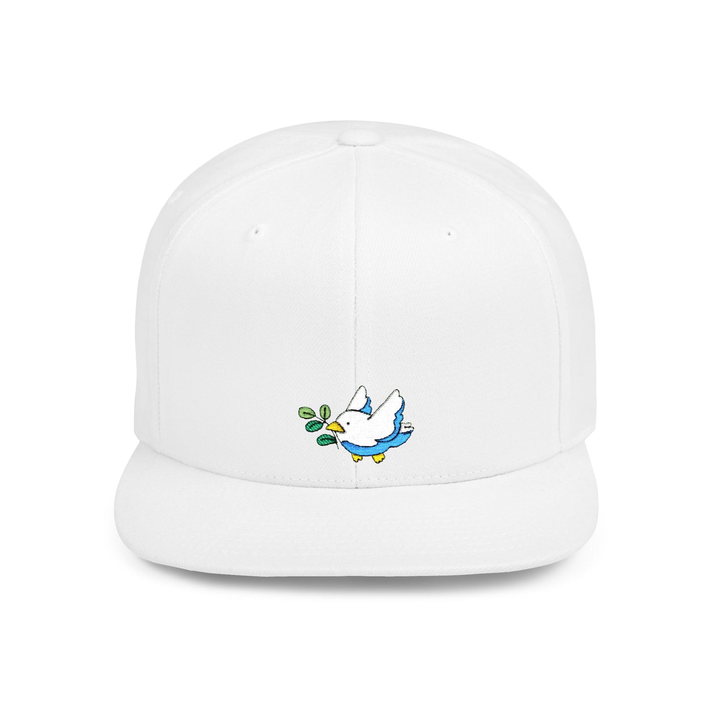 Icons Embroidered Bird Flat Bill Snapback – Lightweight, Custom Fit, Premium Quality