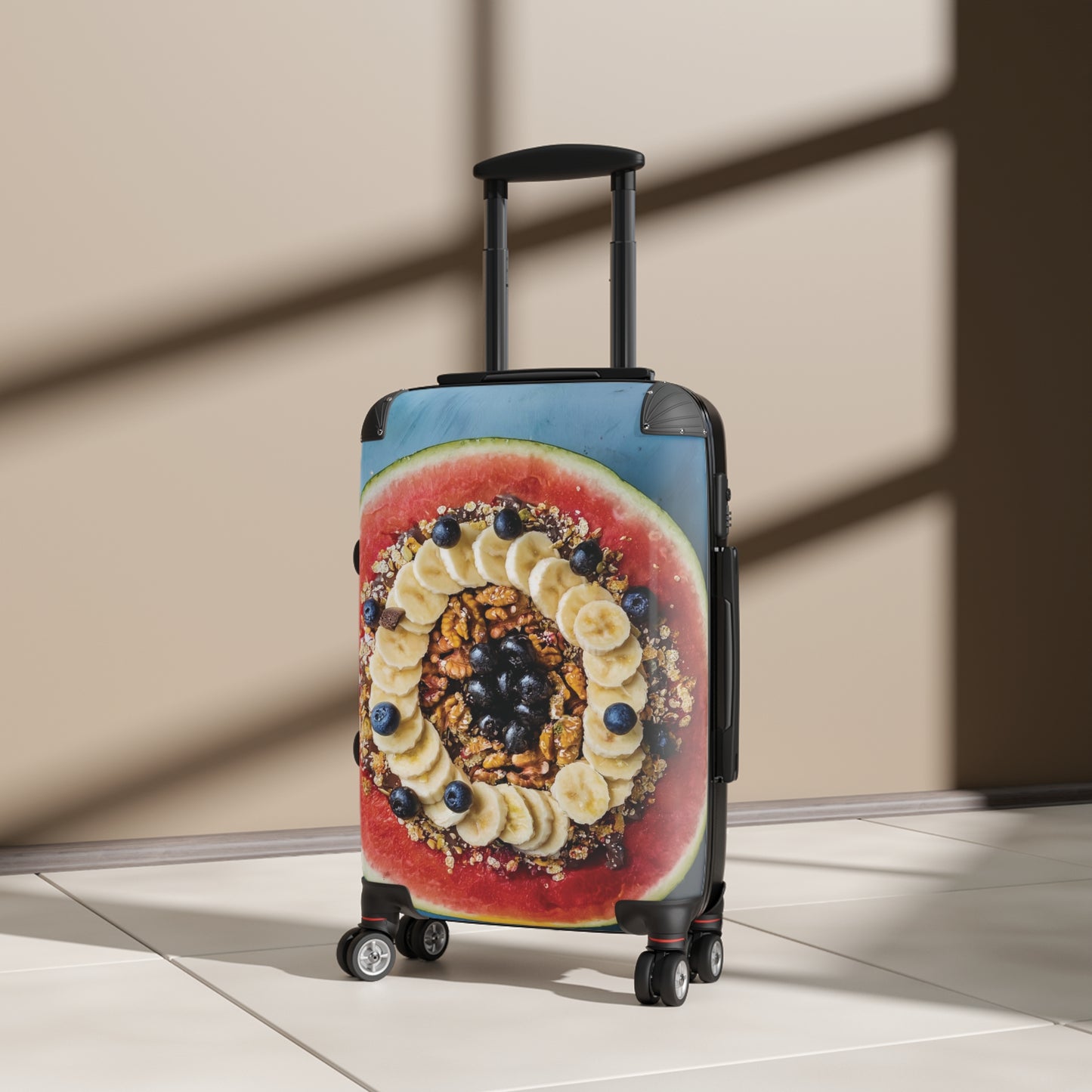 Nature Summer Watermelon Bowl  Carry-On Suitcase - Stylish Luggage for Travelers