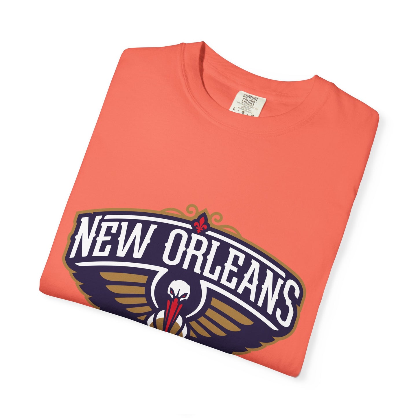 New Orleans Pelicans Garment-Dyed T-Shirt – Premium Cotton Tee for Customization