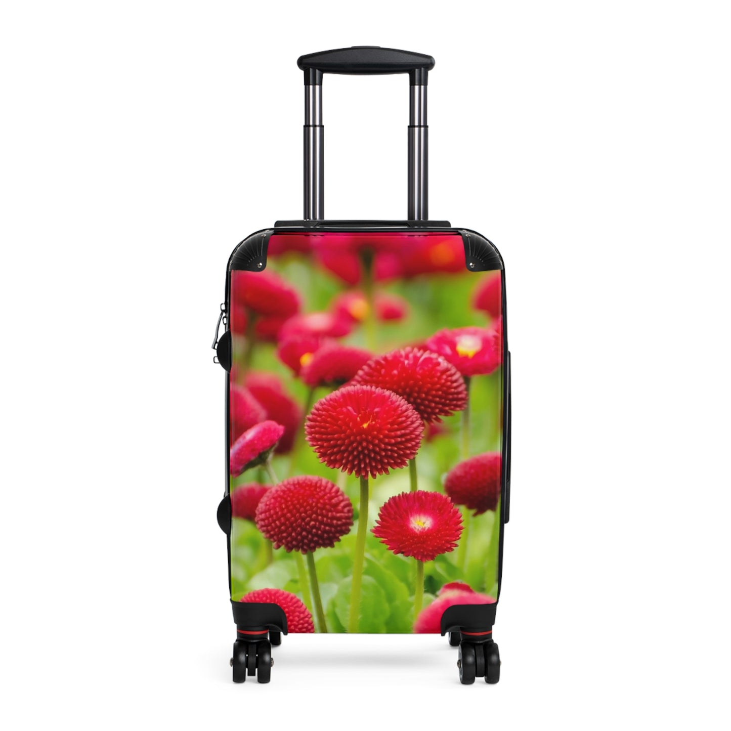 Nature Flowers Floral Red Blossom Art Carry-On Suitcase - Stylish Luggage for Travelers