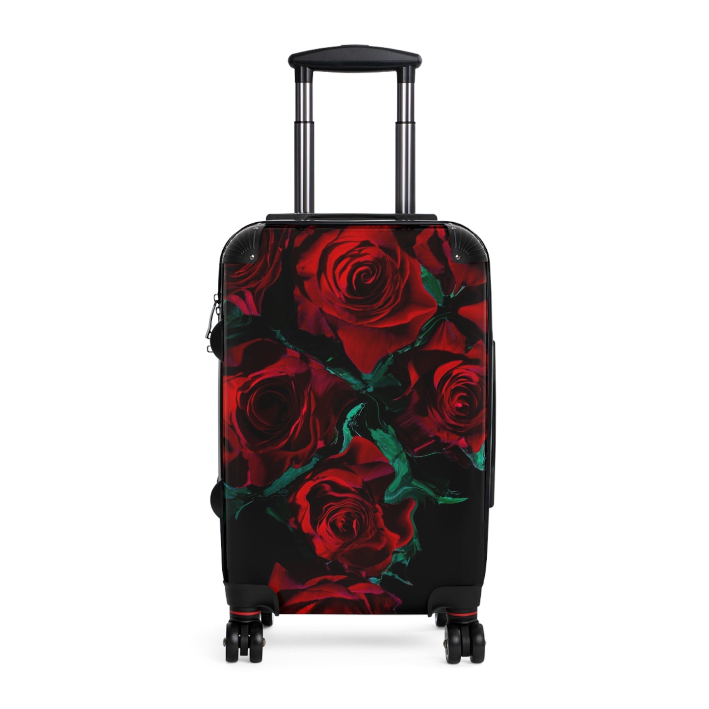 Nature Flowers Floral Red Rose Amoled Art Carry-On Suitcase - Stylish Luggage for Travelers