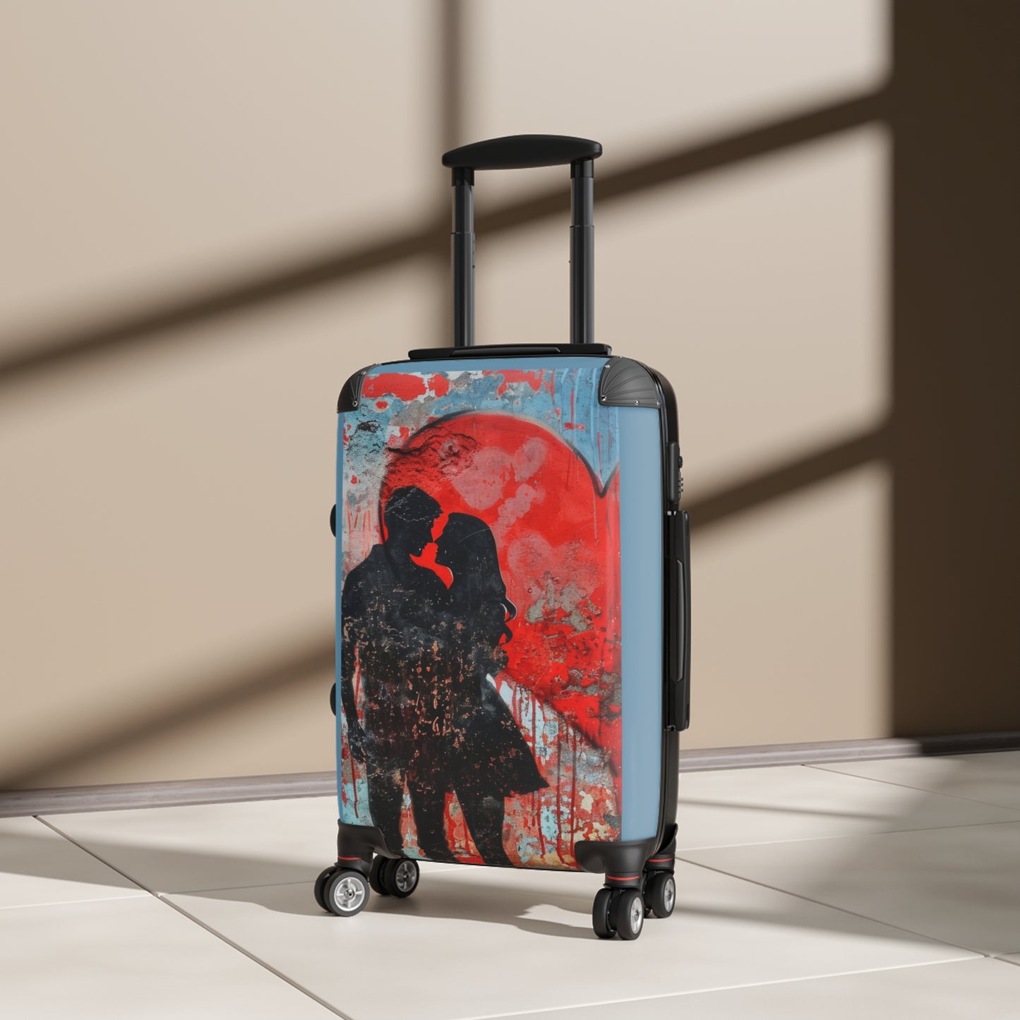 Love Couple Romantic Art Carry-On Suitcase - Stylish Luggage for Travelers