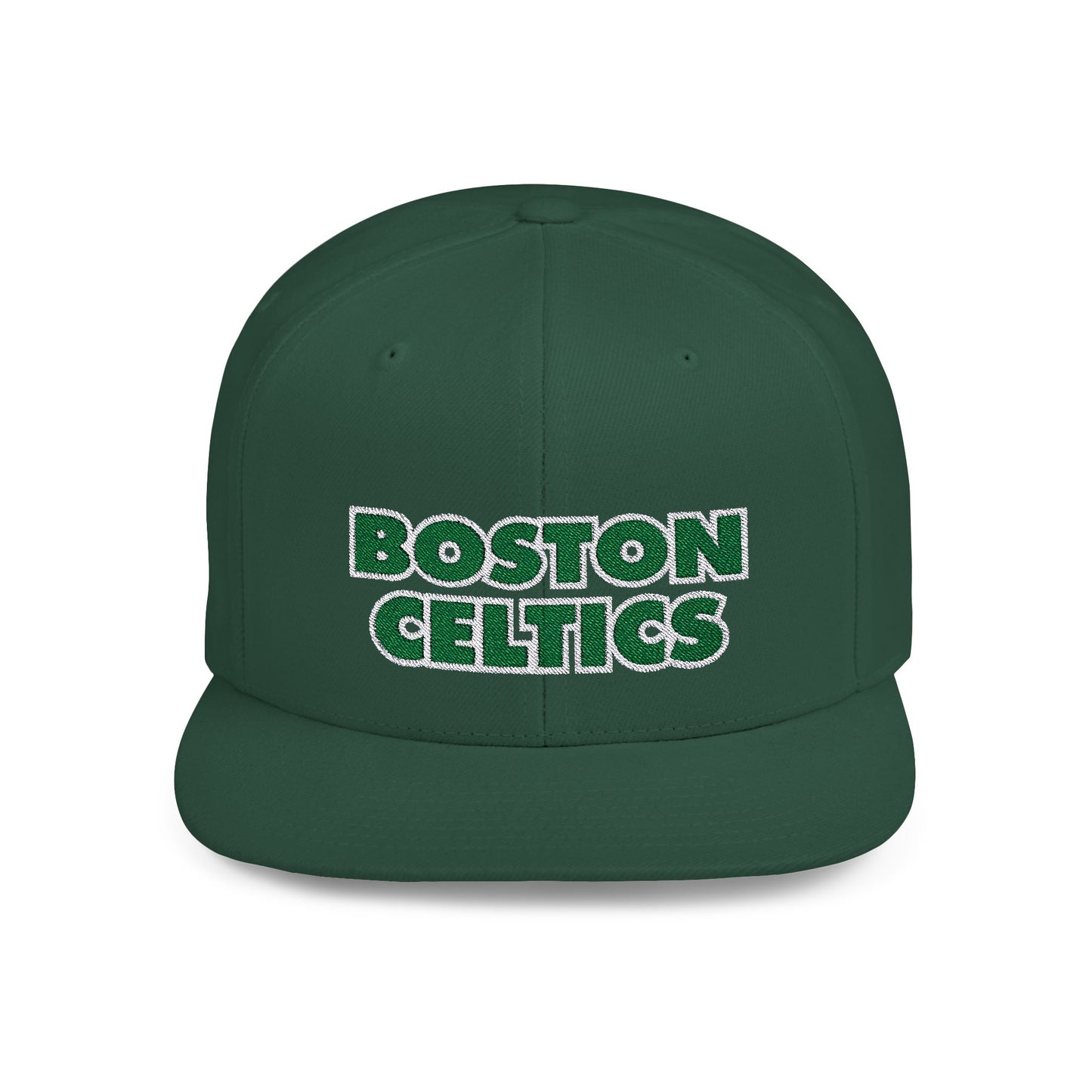 Boston Celtics Boston Basketball Flat Bill Snapback – Lightweight, Custom Fit, Premium Quality
