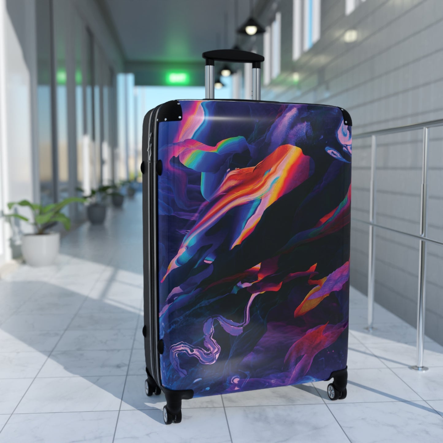Abstract Colorful Abstract 1 Carry-On Suitcase - Stylish Luggage for Travelers