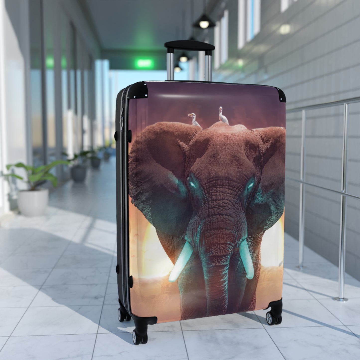 Art Elephant Dream Mysterious Carry-On Suitcase - Stylish Luggage for Travelers