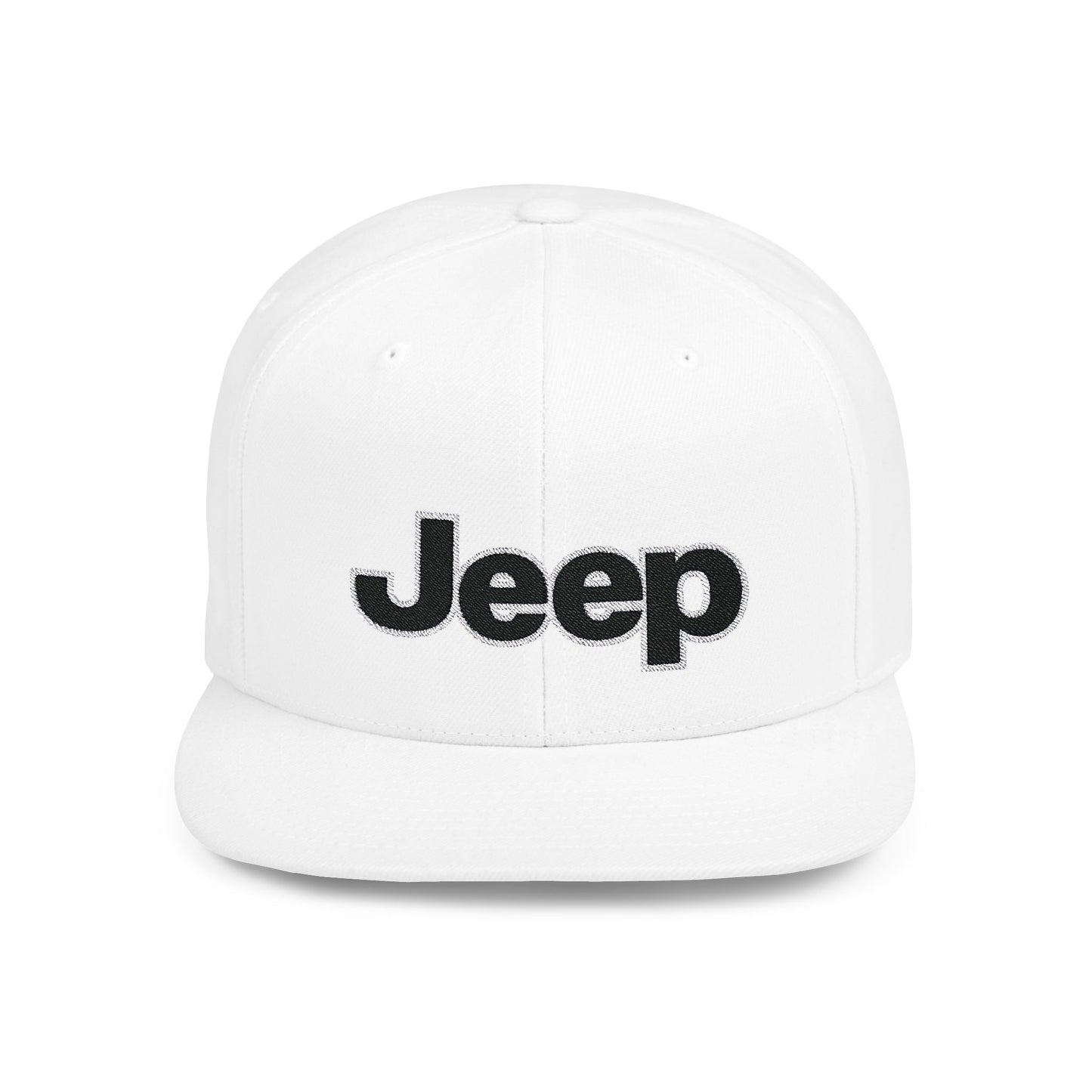 Jeep Flat Bill Snapback – Lightweight, Custom Fit, Premium Quality