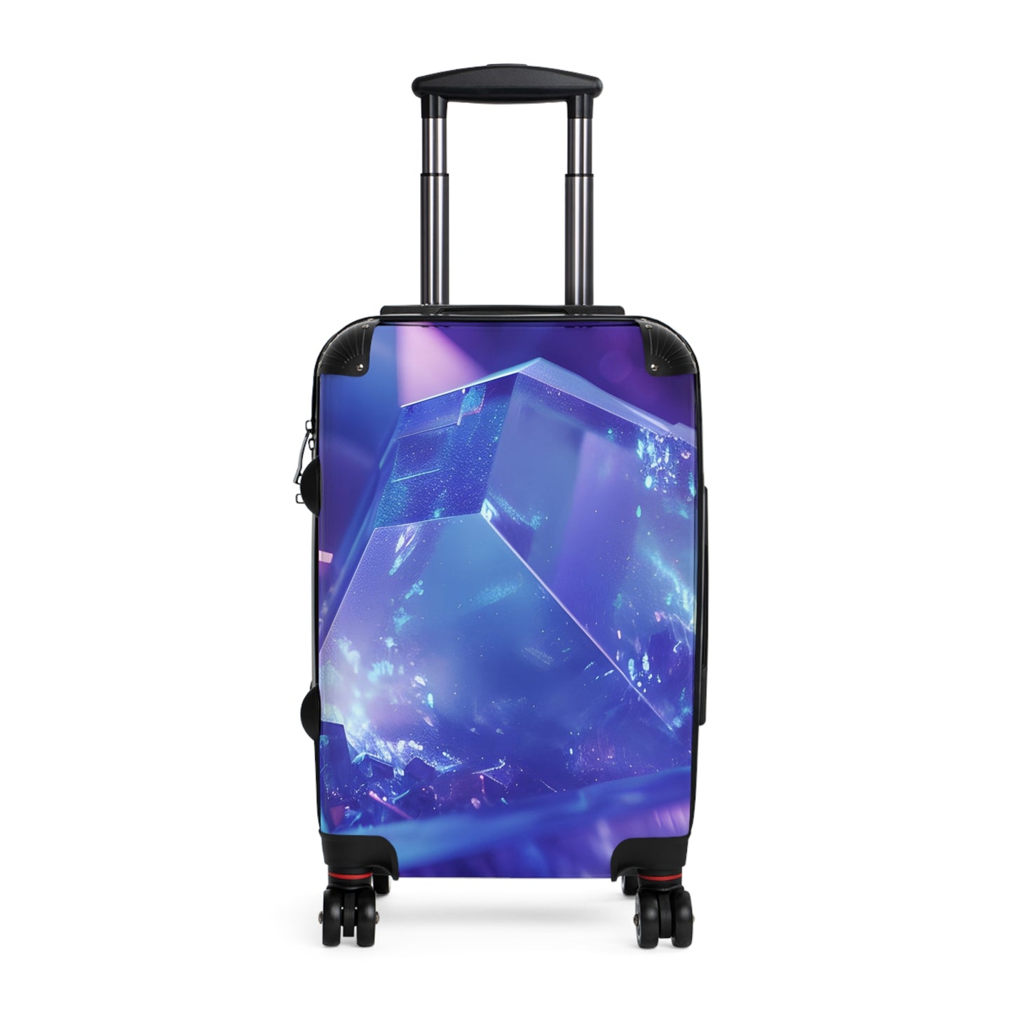 Abstract Sparkling Gemstone Art Carry-On Suitcase - Stylish Luggage for Travelers