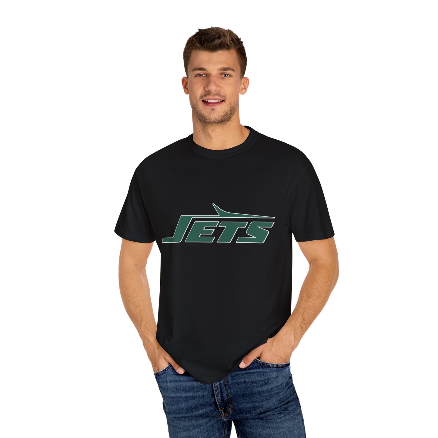 New York Jets Football Accessories Garment-Dyed T-Shirt – Premium Cotton Tee for Customization