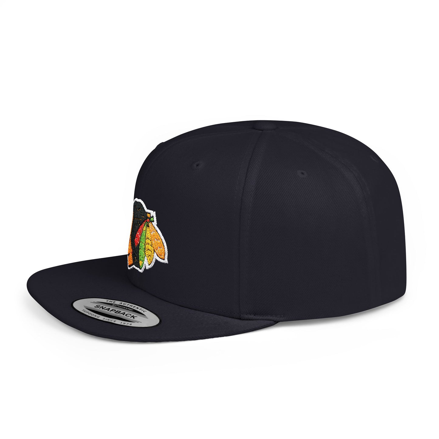 Chicago Blackhawks Flat Bill Snapback – Lightweight, Custom Fit, Premium Quality