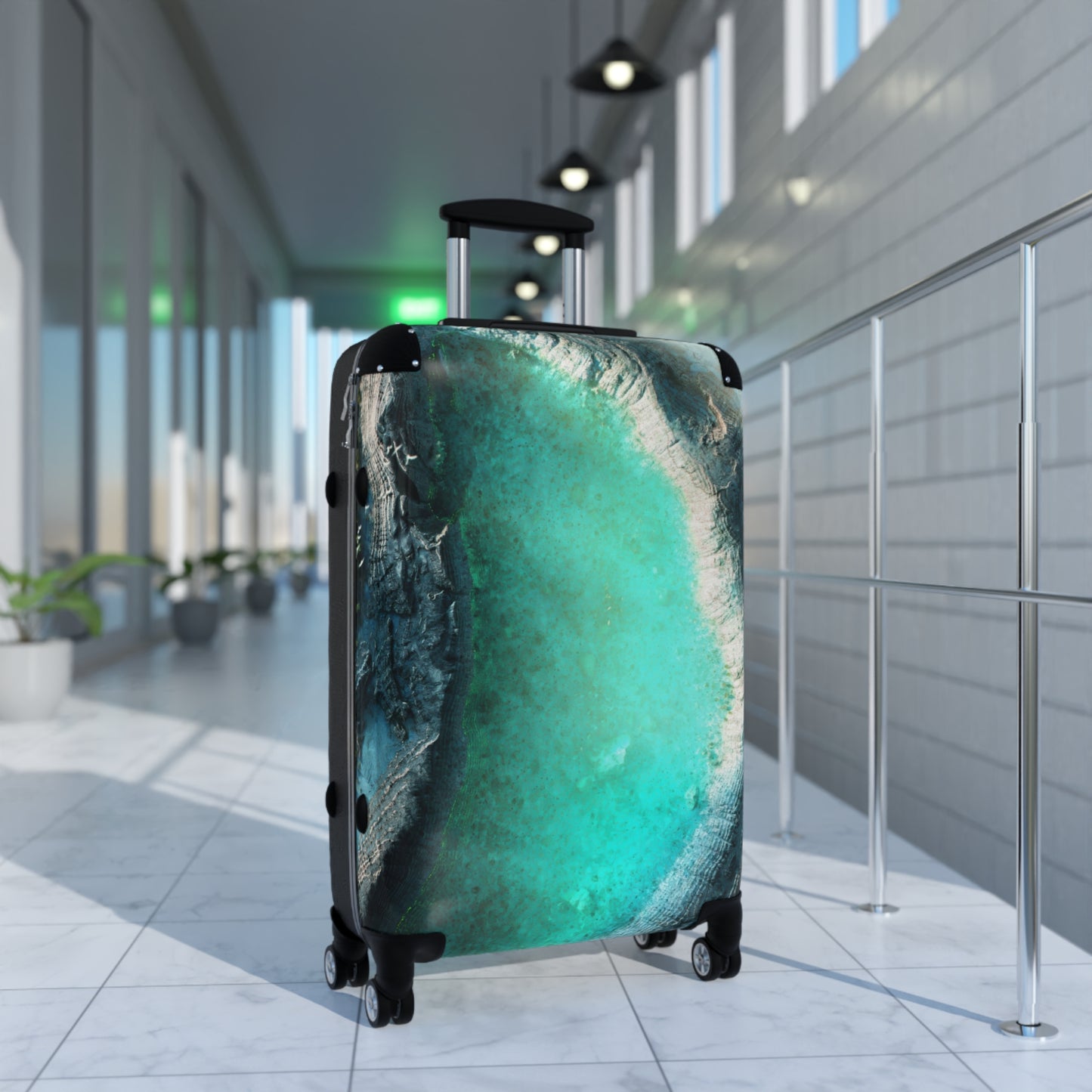 Nature Mountain Lake Art Carry-On Suitcase - Stylish Luggage for Travelers