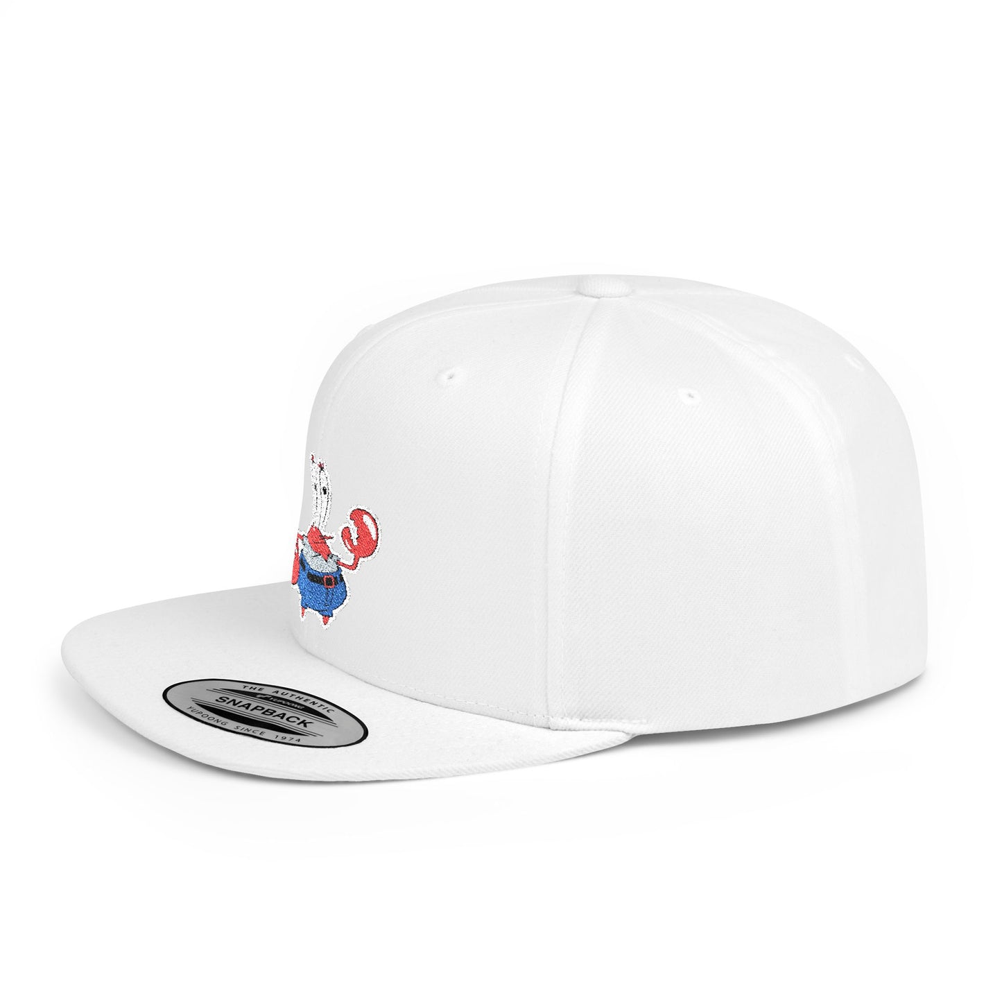 Spongebob Squarepants Mr Krabs Flat Bill Snapback – Lightweight, Custom Fit, Premium Quality