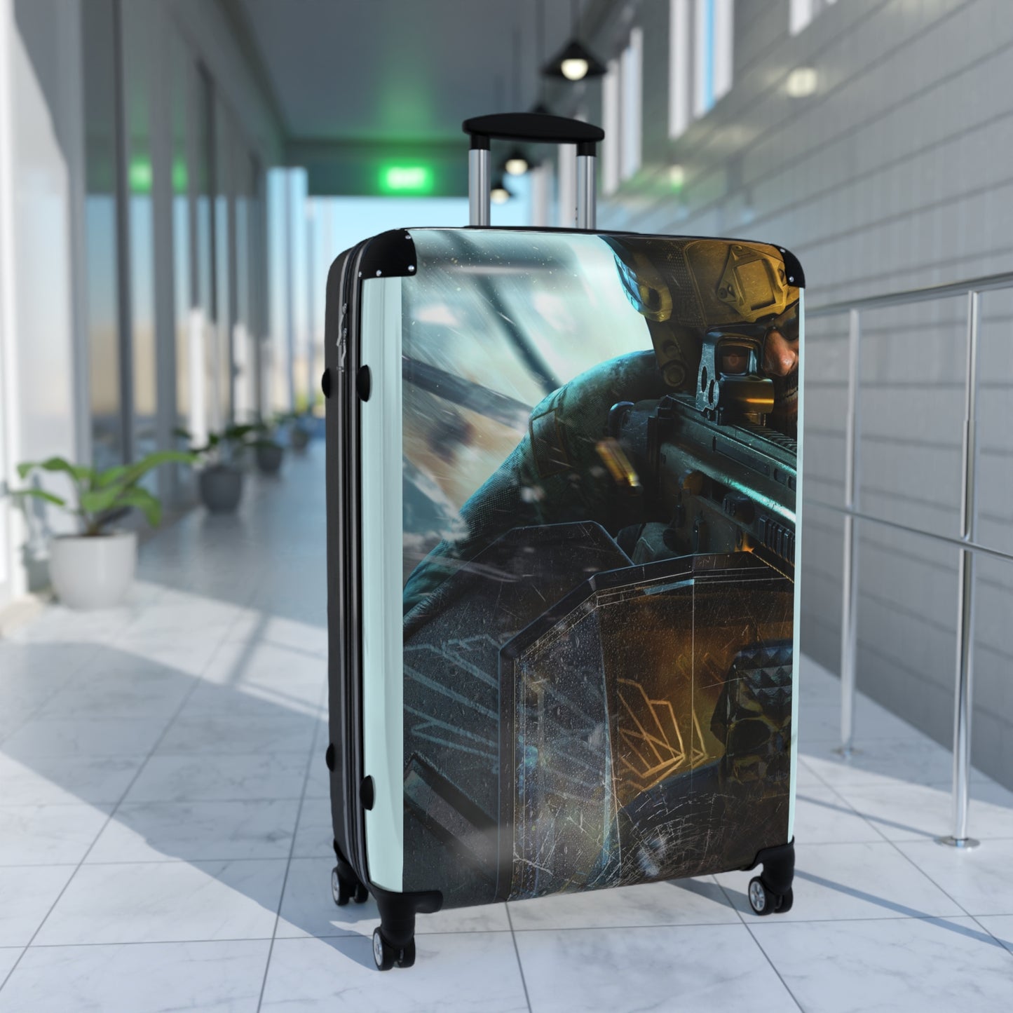 Video Games Rainbow Six Siege Carry-On Suitcase - Stylish Luggage for Travelers