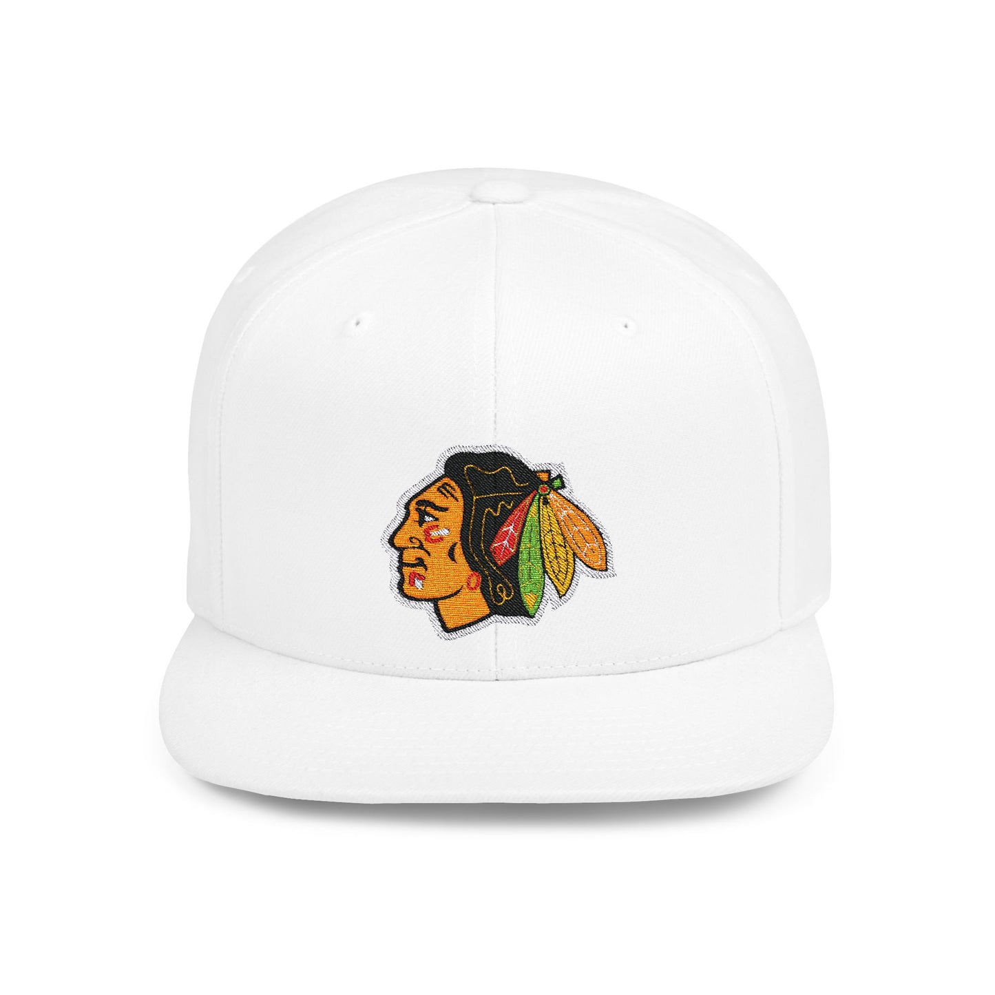 Chicago Blackhawks Flat Bill Snapback – Lightweight, Custom Fit, Premium Quality