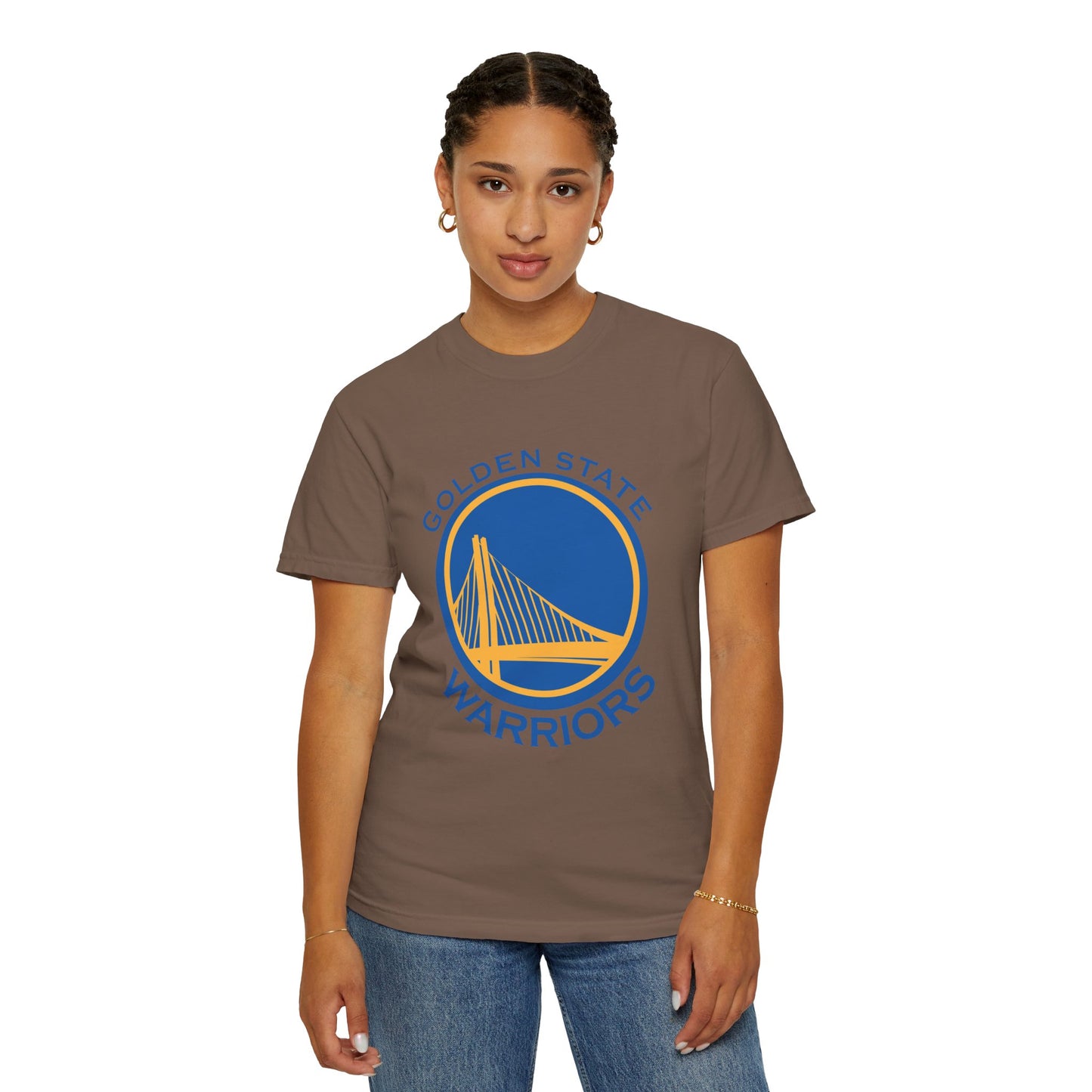 Golden State Warriors Garment-Dyed T-Shirt – Premium Cotton Tee for Customization