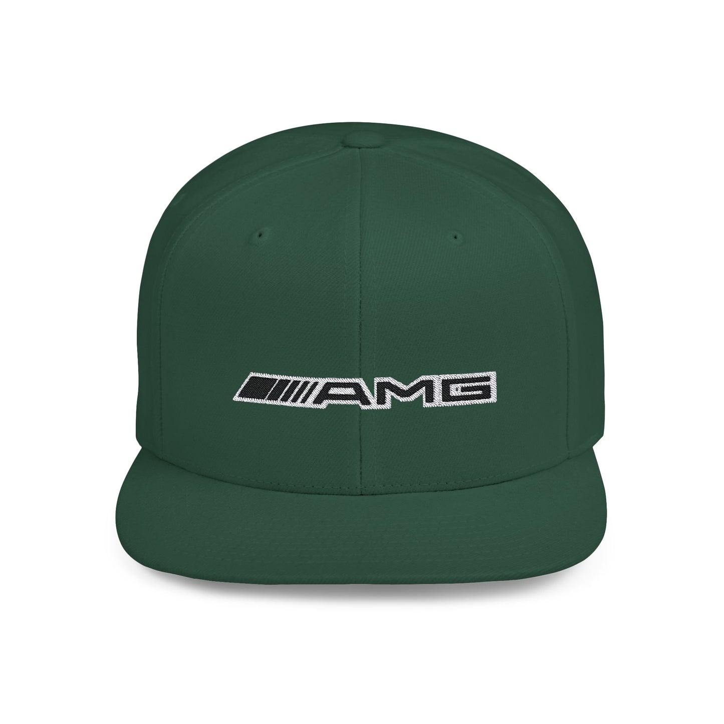 AMG Flat Bill Snapback – Lightweight, Custom Fit, Premium Quality