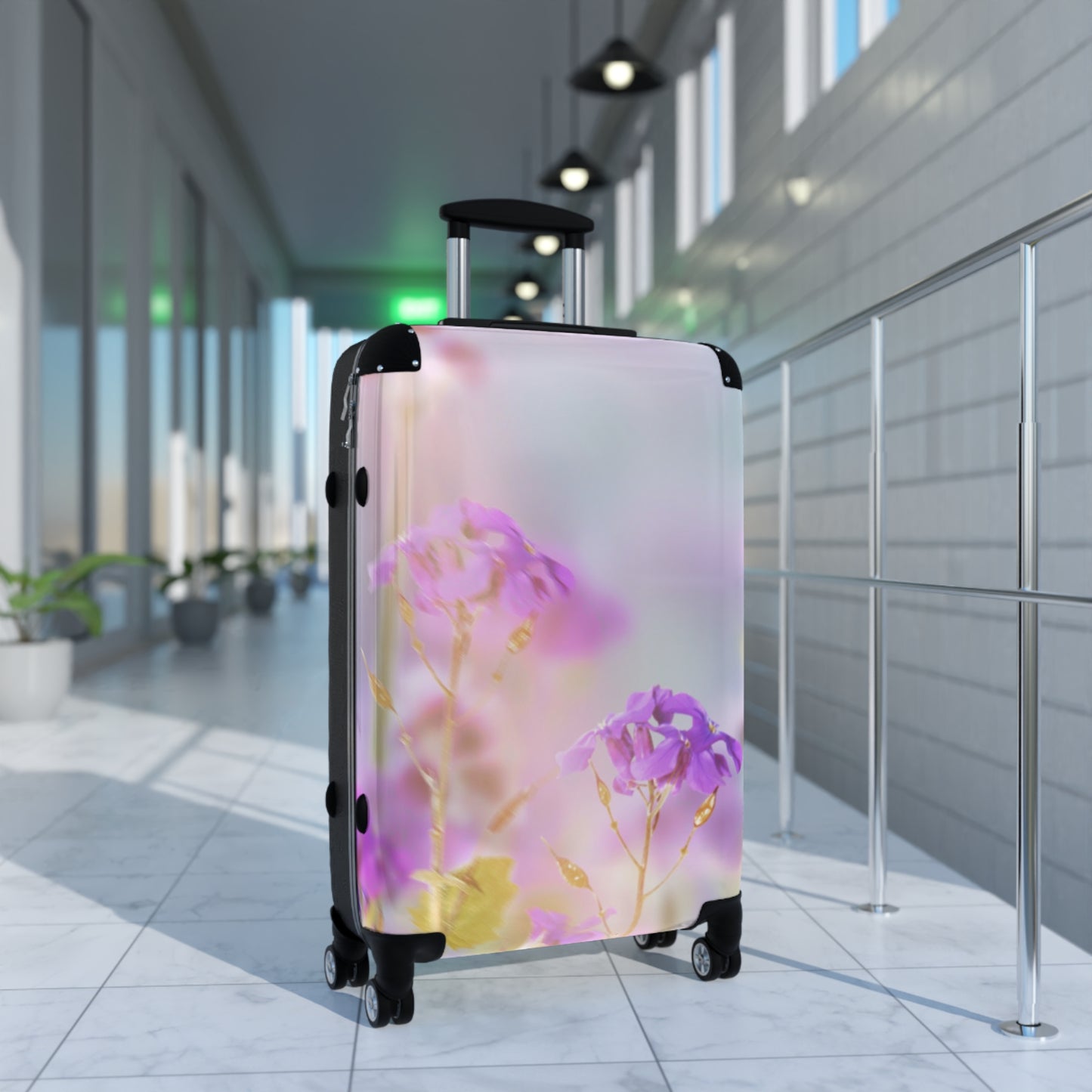 Nature Flowers Floral Sunshine Art Carry-On Suitcase - Stylish Luggage for Travelers