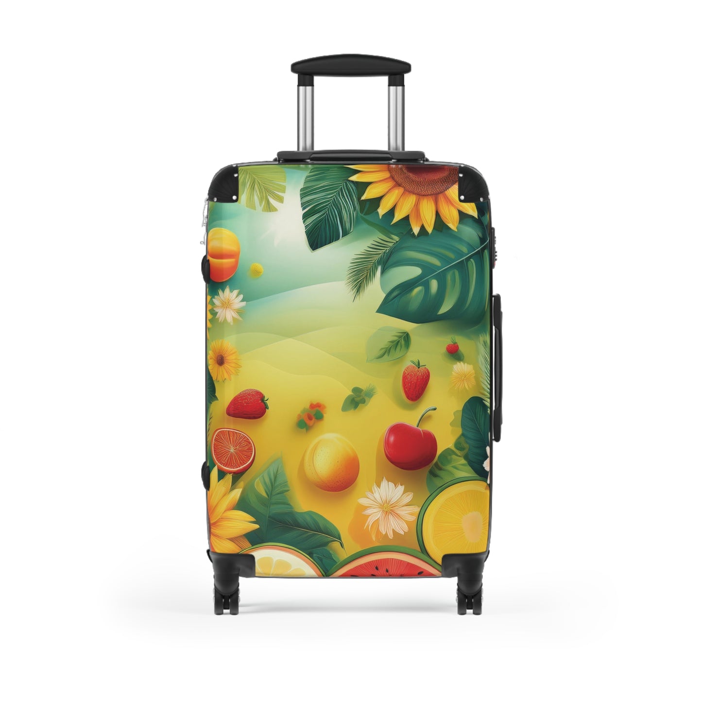 Nature Floral Summer Fruits Flowers 2 Carry-On Suitcase - Stylish Luggage for Travelers