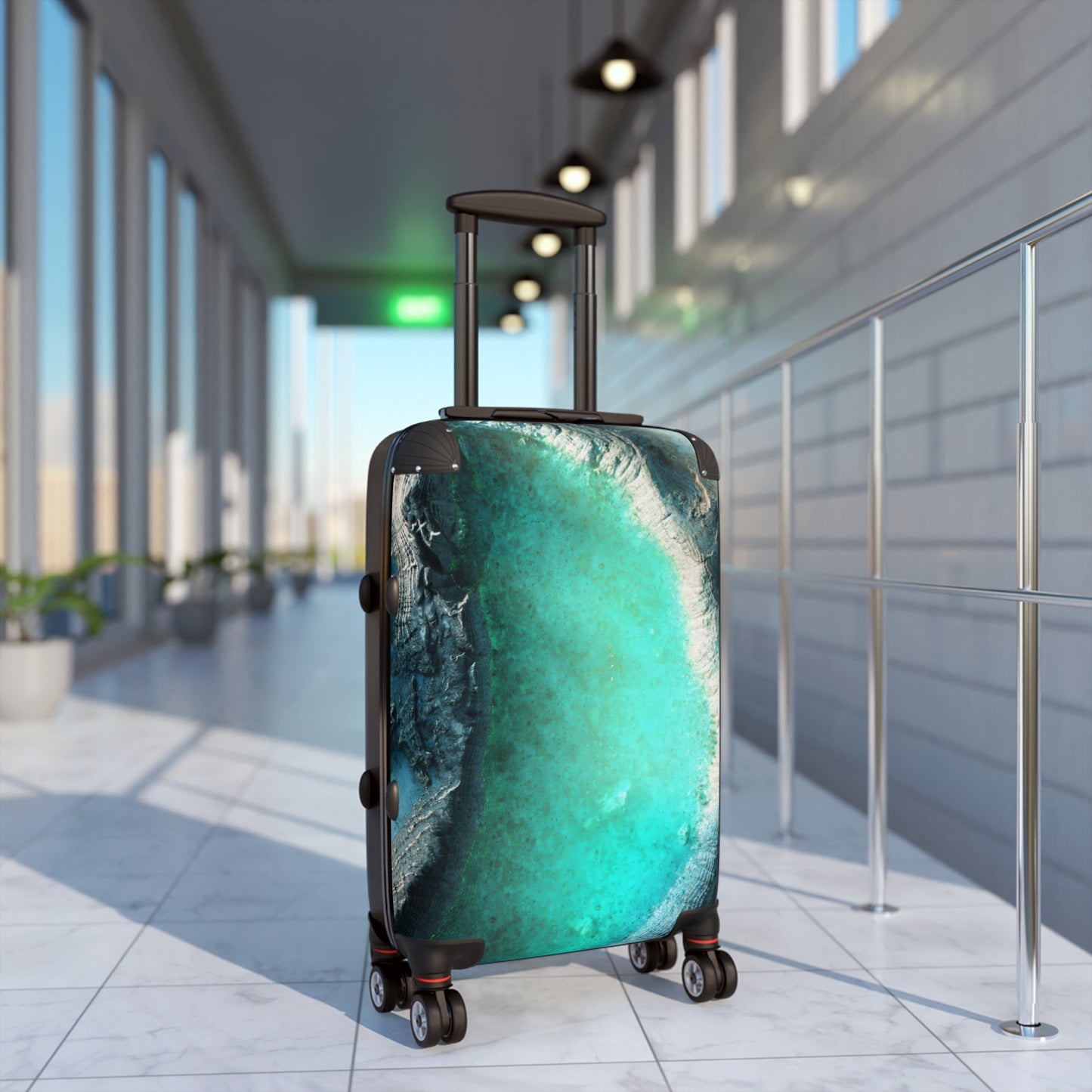 Nature Mountain Lake Art Carry-On Suitcase - Stylish Luggage for Travelers