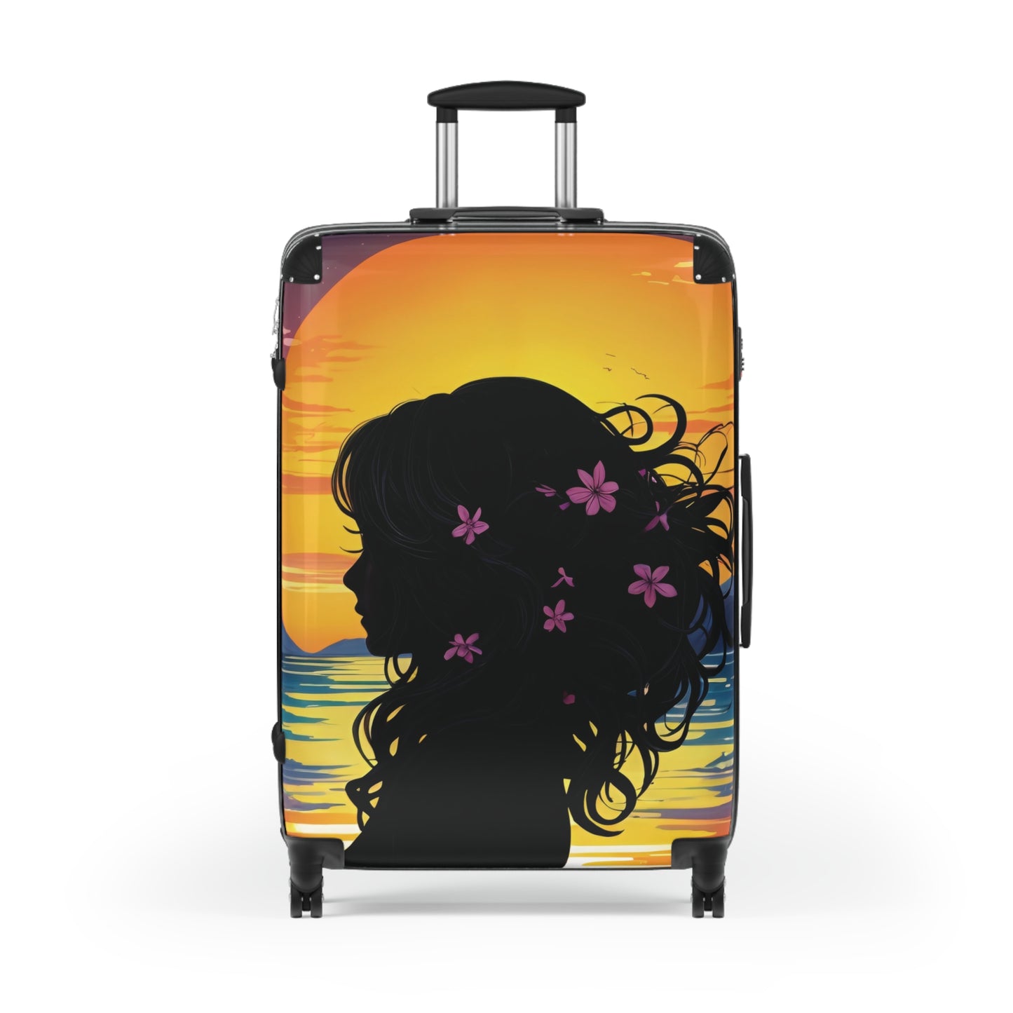 Art Woman Silhouette Carry-On Suitcase - Stylish Luggage for Travelers