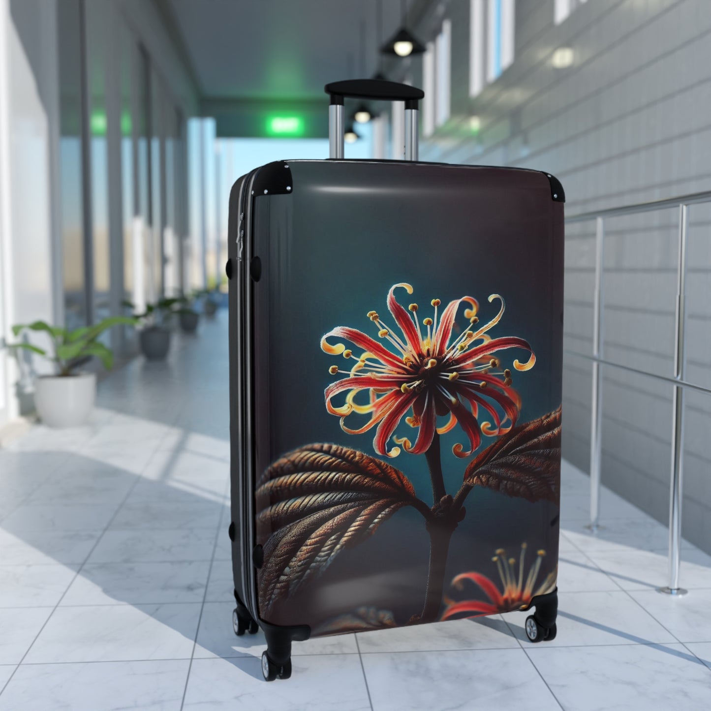 Nature Flowers Floral Beautiful Cosmos Flowers Art Carry-On Suitcase - Stylish Luggage for Travelers