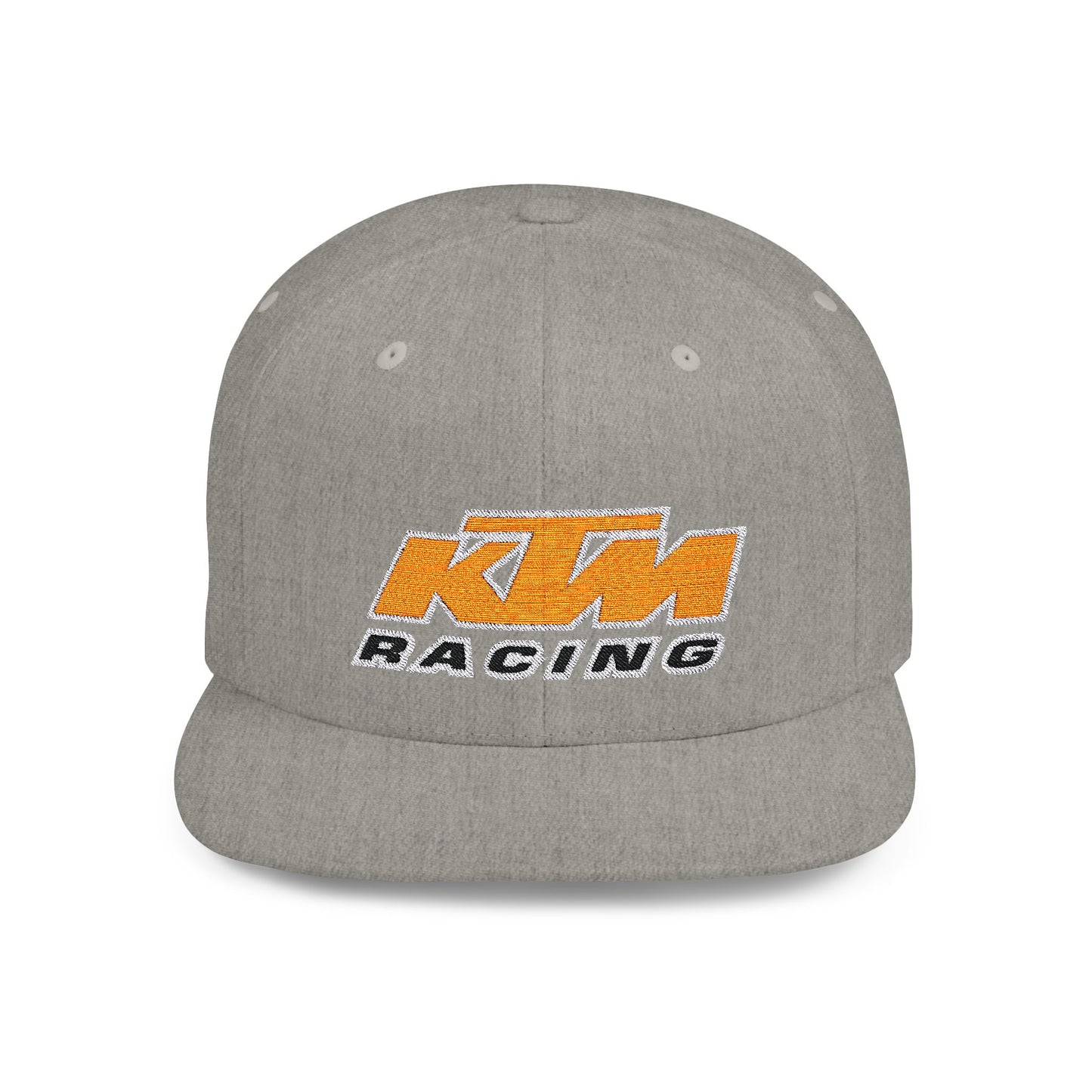 KTM Flat Bill Snapback – Lightweight, Custom Fit, Premium Quality