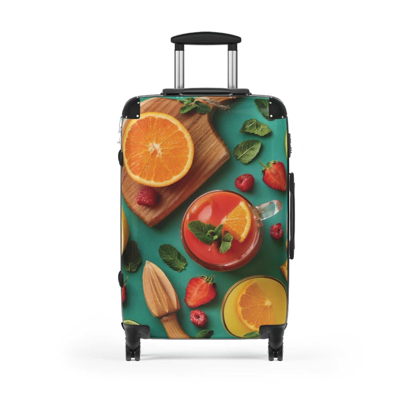 Nature Summer Fruit Drinks Carry-On Suitcase - Stylish Luggage for Travelers