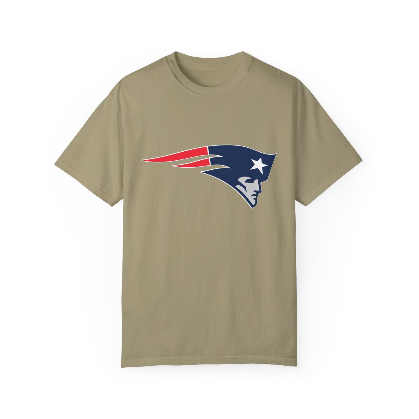New England Patriots Gear Garment-Dyed T-Shirt – Premium Cotton Tee for Customization