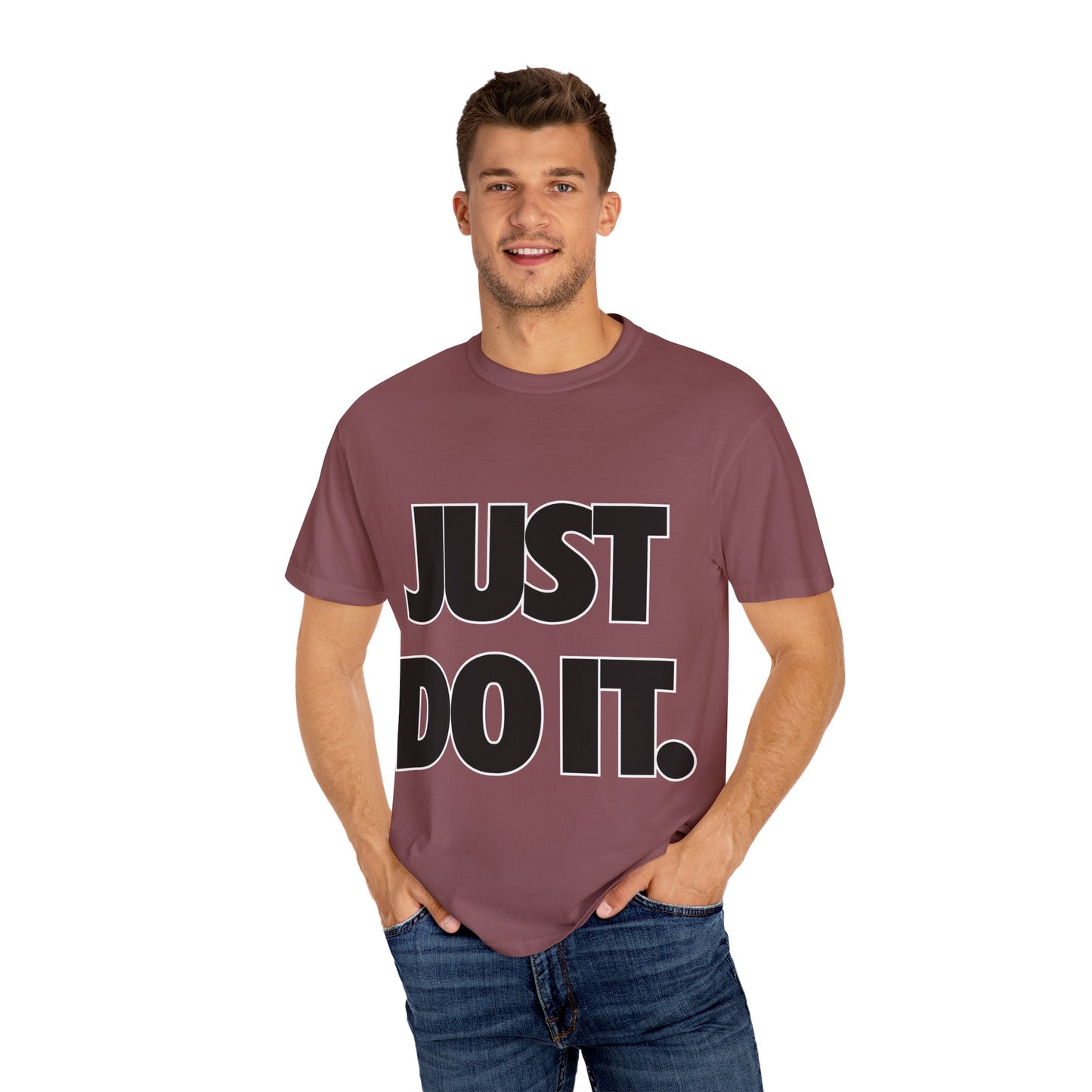 Nike Just Do It Garment-Dyed T-Shirt – Premium Cotton Tee for Customization