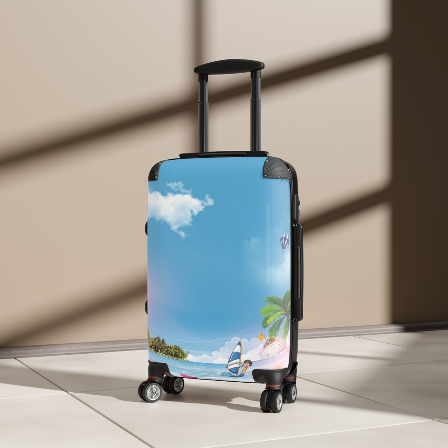 Nature Summer Tropical Beach Art Carry-On Suitcase - Stylish Luggage for Travelers