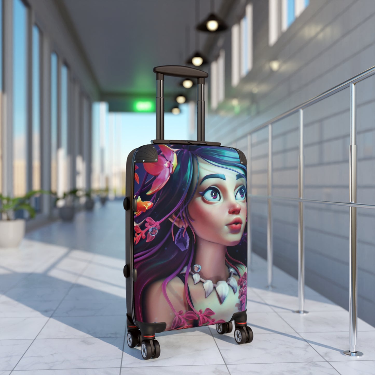 Art Mermaid Dream Carry-On Suitcase - Stylish Luggage for Travelers