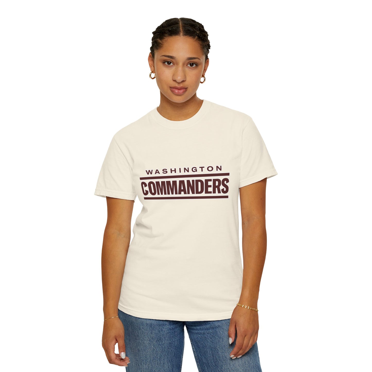 Washington Commanders Nation Garment-Dyed T-Shirt – Premium Cotton Tee for Customization