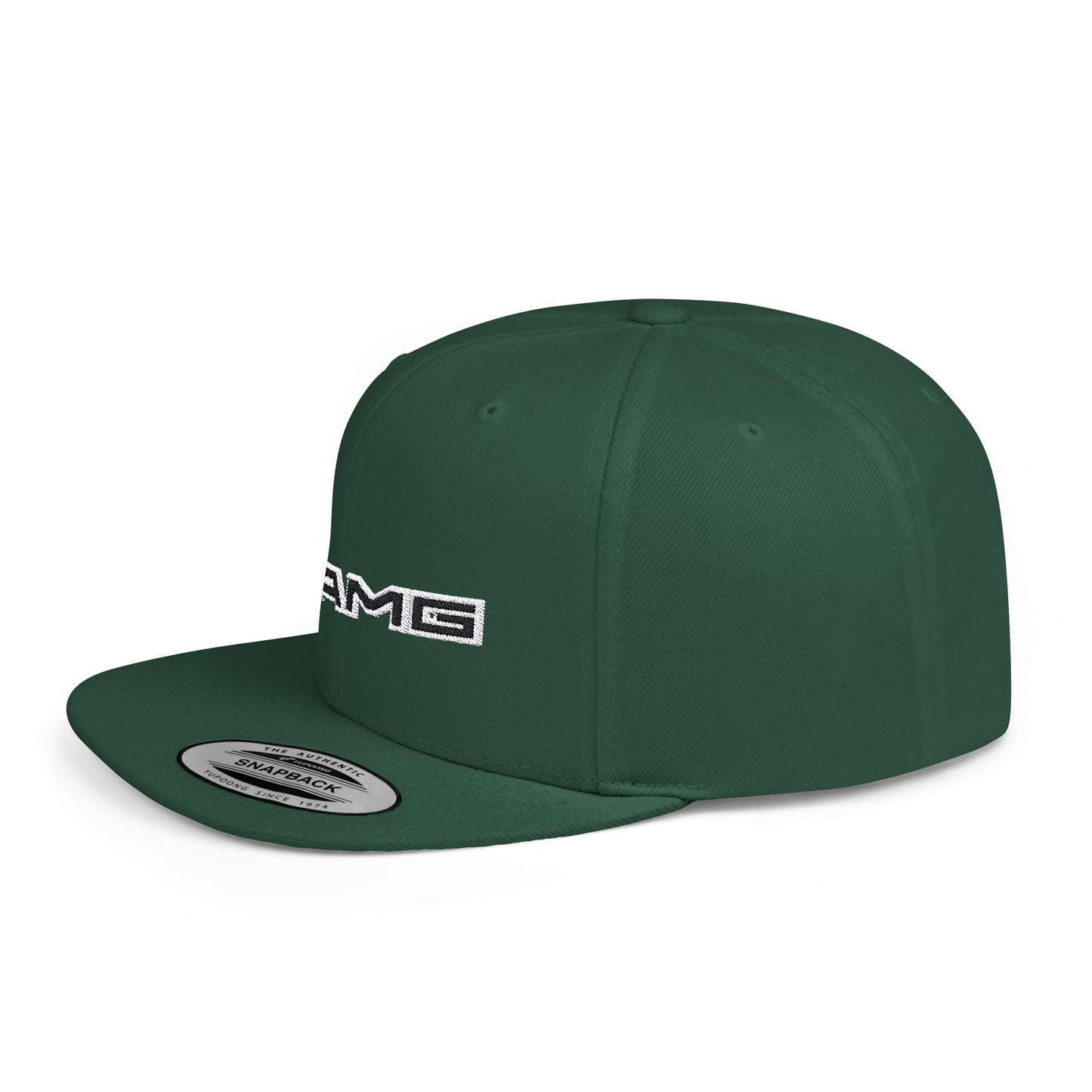 AMG Flat Bill Snapback – Lightweight, Custom Fit, Premium Quality