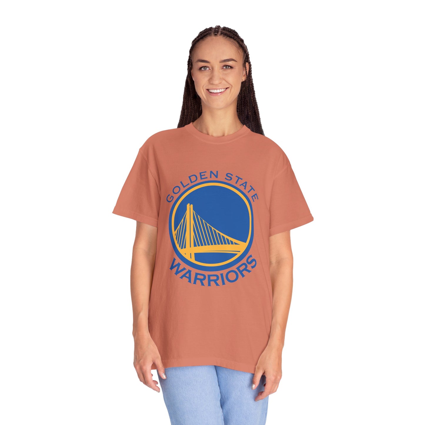 Golden State Warriors Garment-Dyed T-Shirt – Premium Cotton Tee for Customization