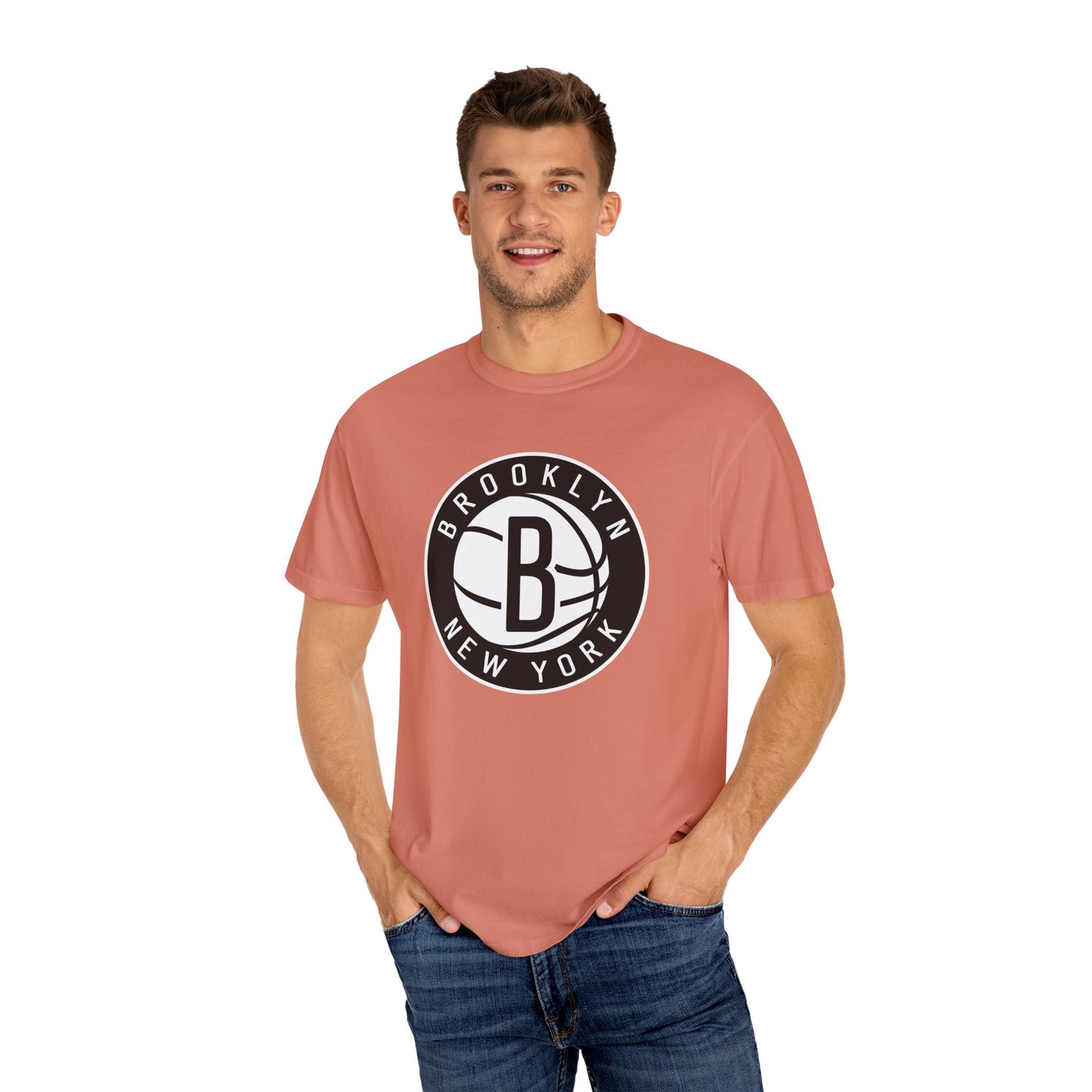 Brooklyn Nets Game Day Gear Garment-Dyed T-Shirt – Premium Cotton Tee for Customization
