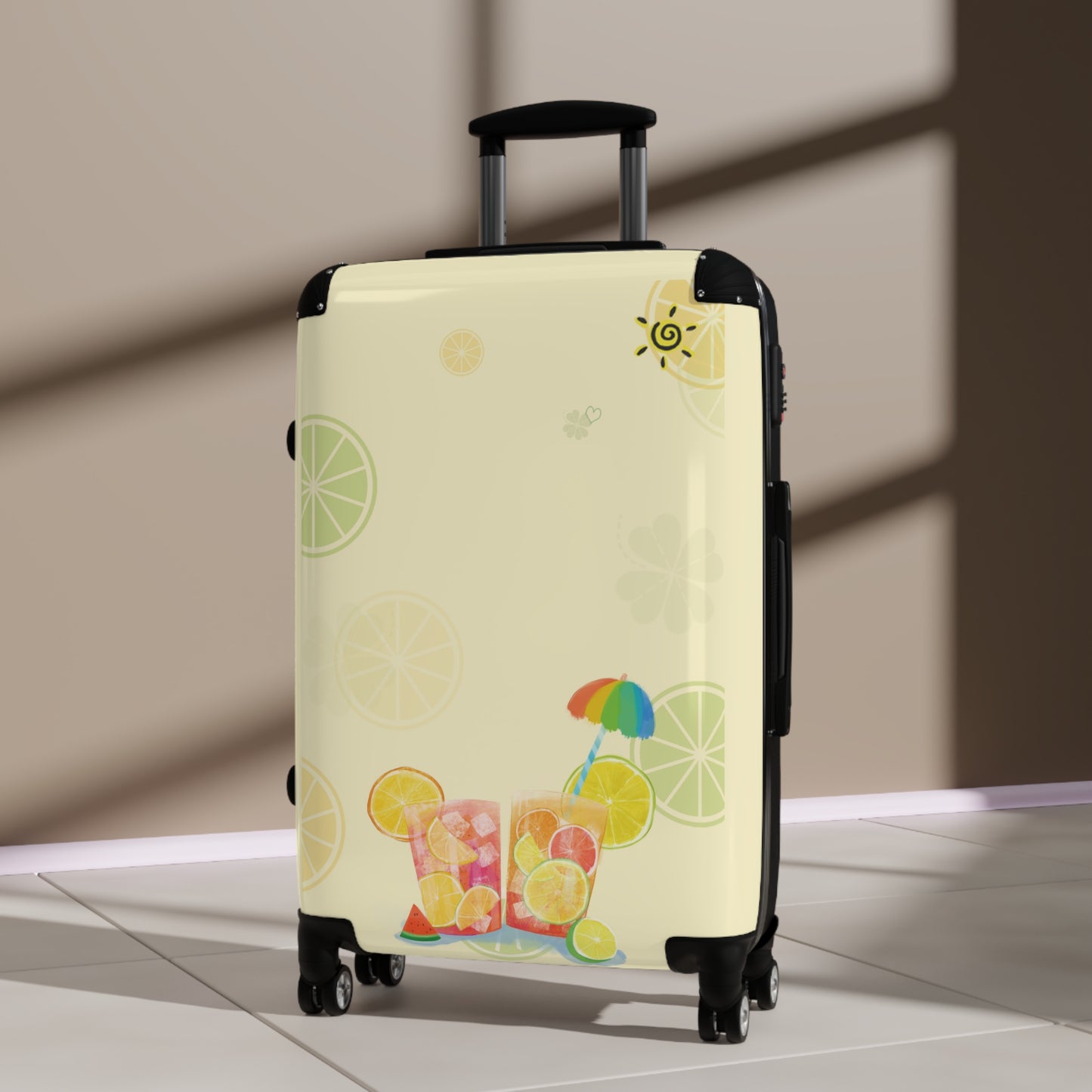 Nature Summer Fresh Drink Art Carry-On Suitcase - Stylish Luggage for Travelers