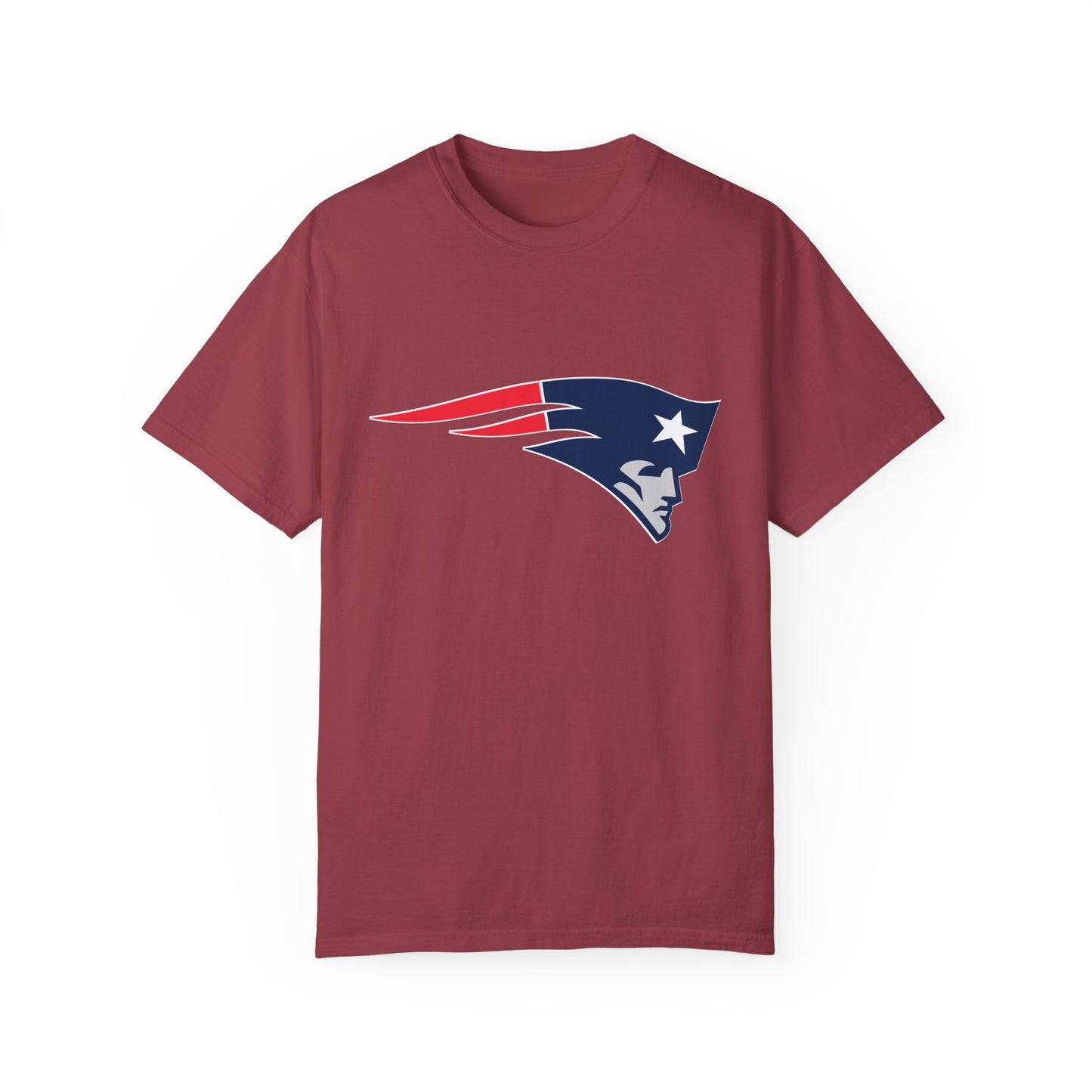 New England Patriots Gear Garment-Dyed T-Shirt – Premium Cotton Tee for Customization