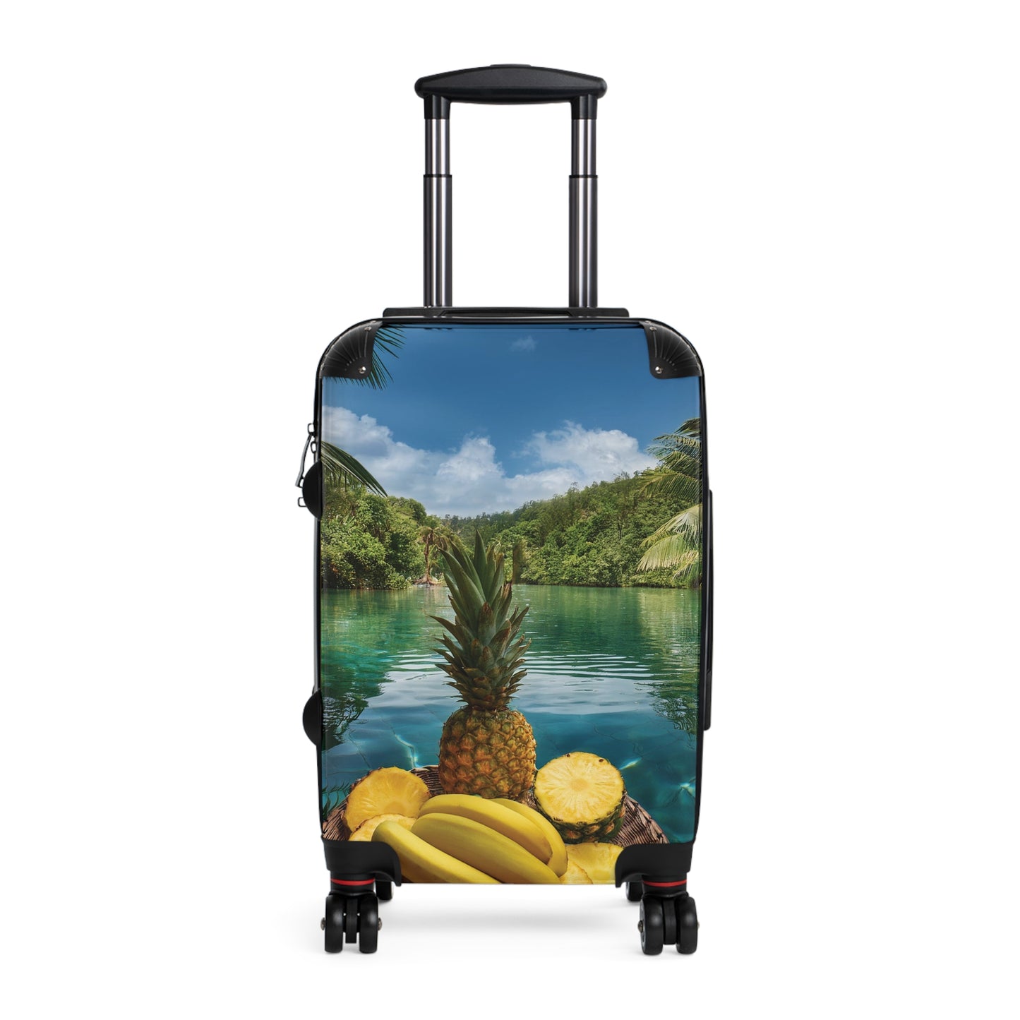 Nature Summer Fruits Float on River in Pool Carry-On Suitcase - Stylish Luggage for Travelers