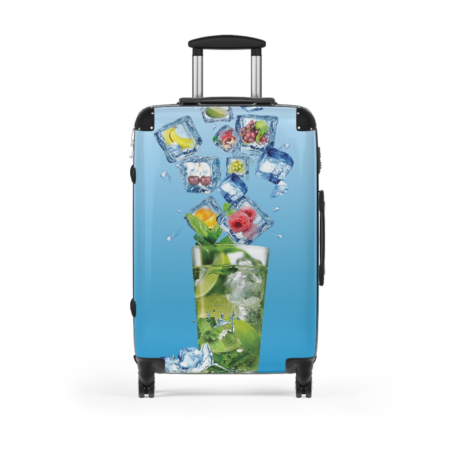 Nature Summer Element Ice Cube Art Carry-On Suitcase - Stylish Luggage for Travelers