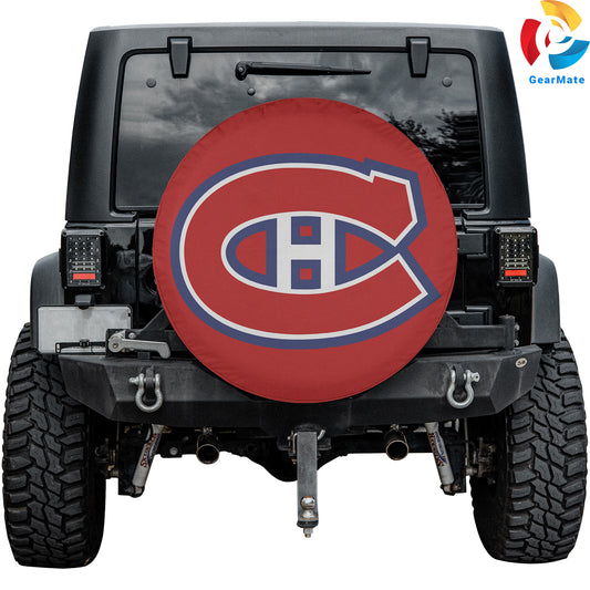 Montreal Canadiens Hockey Season Spare Tire Cover – Premium Waterproof UV-Resistant Protector