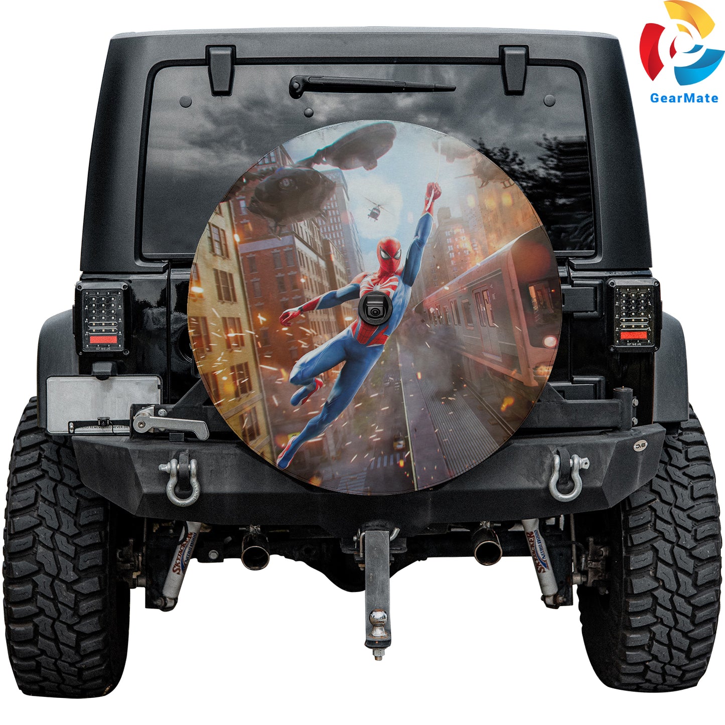 Spiderman Marvel Spare Tire Cover – Premium Waterproof UV Resistant Protector