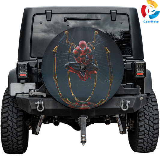 Spiderman Marvel Heroes Spare Tire Cover – Premium Waterproof UV Resistant Protector