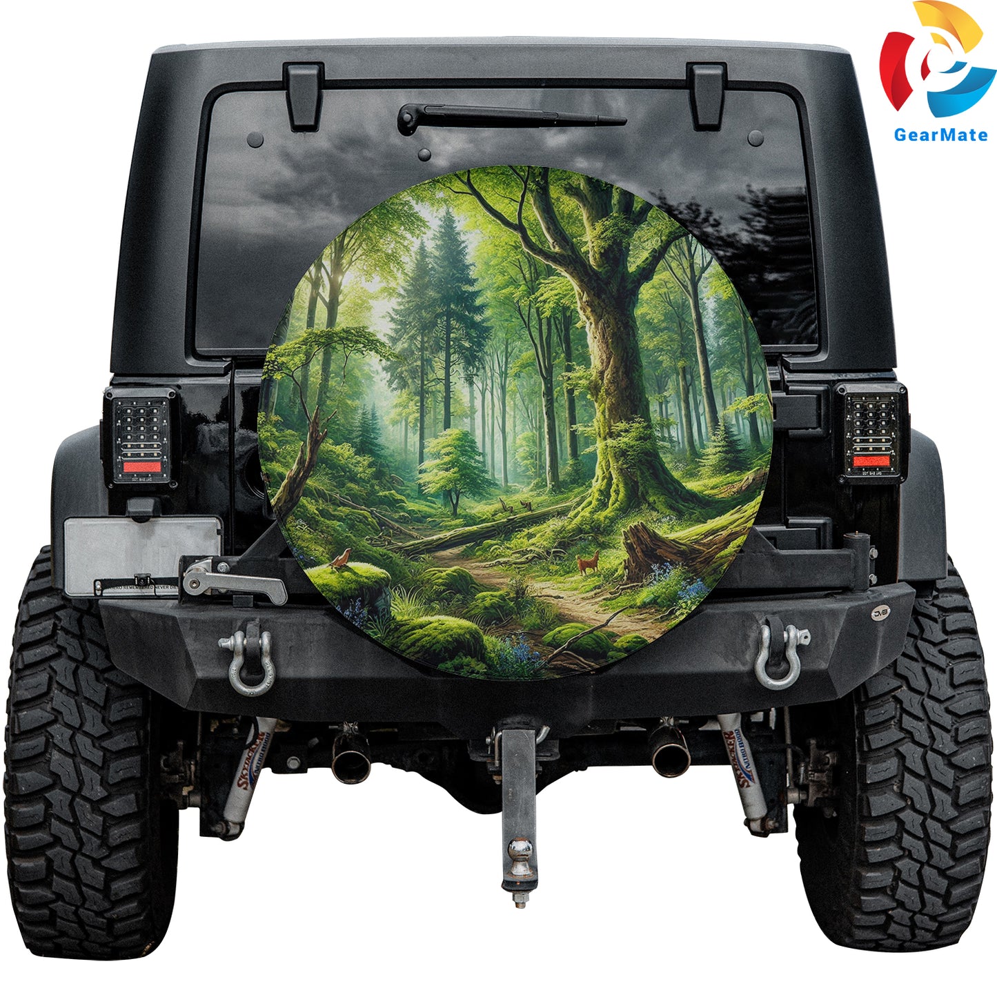 Forest Spare Tire Cover – Premium Waterproof UV Resistant Protector