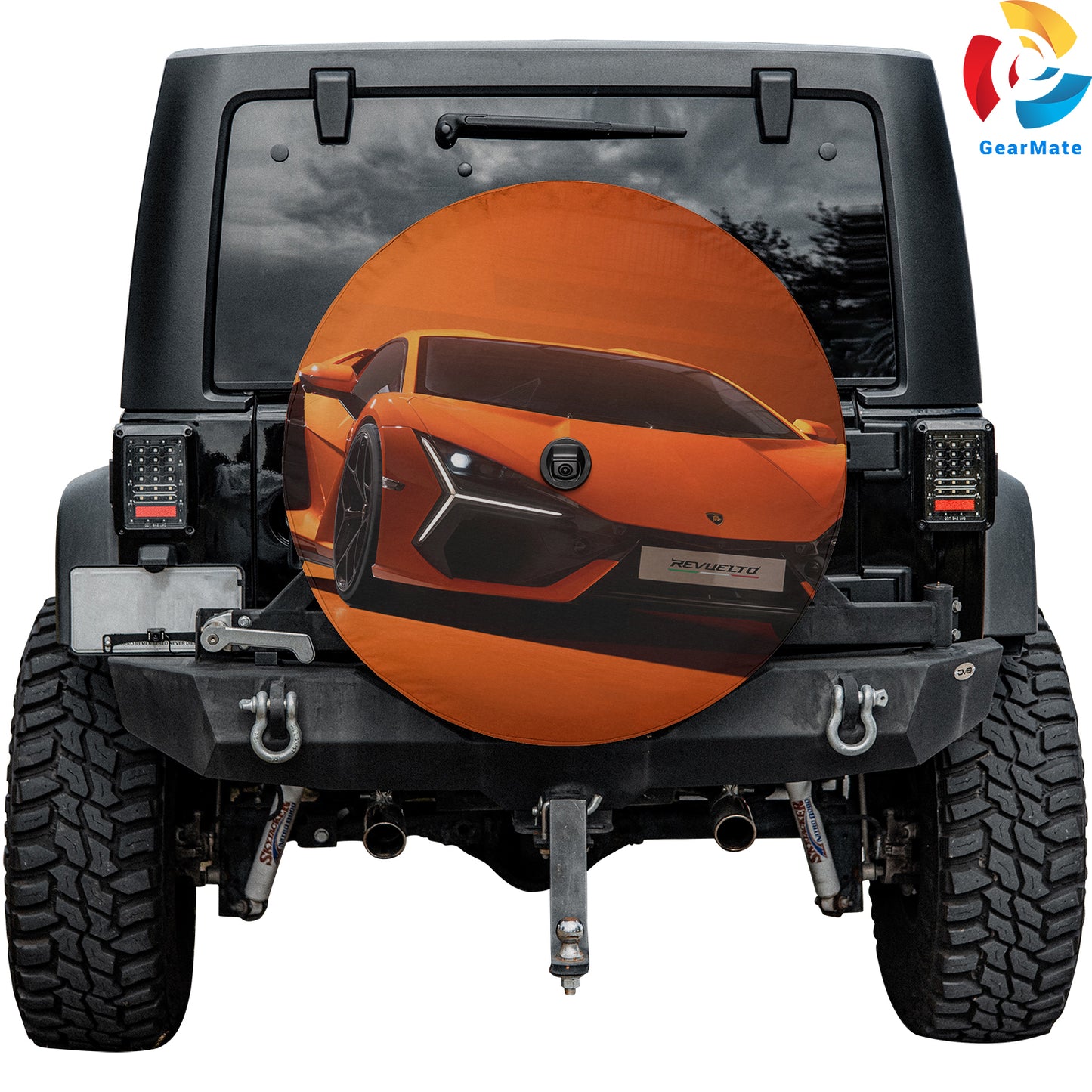 Lamborghini Revuelto Spare Tire Cover – Premium Waterproof UV Resistant Protector