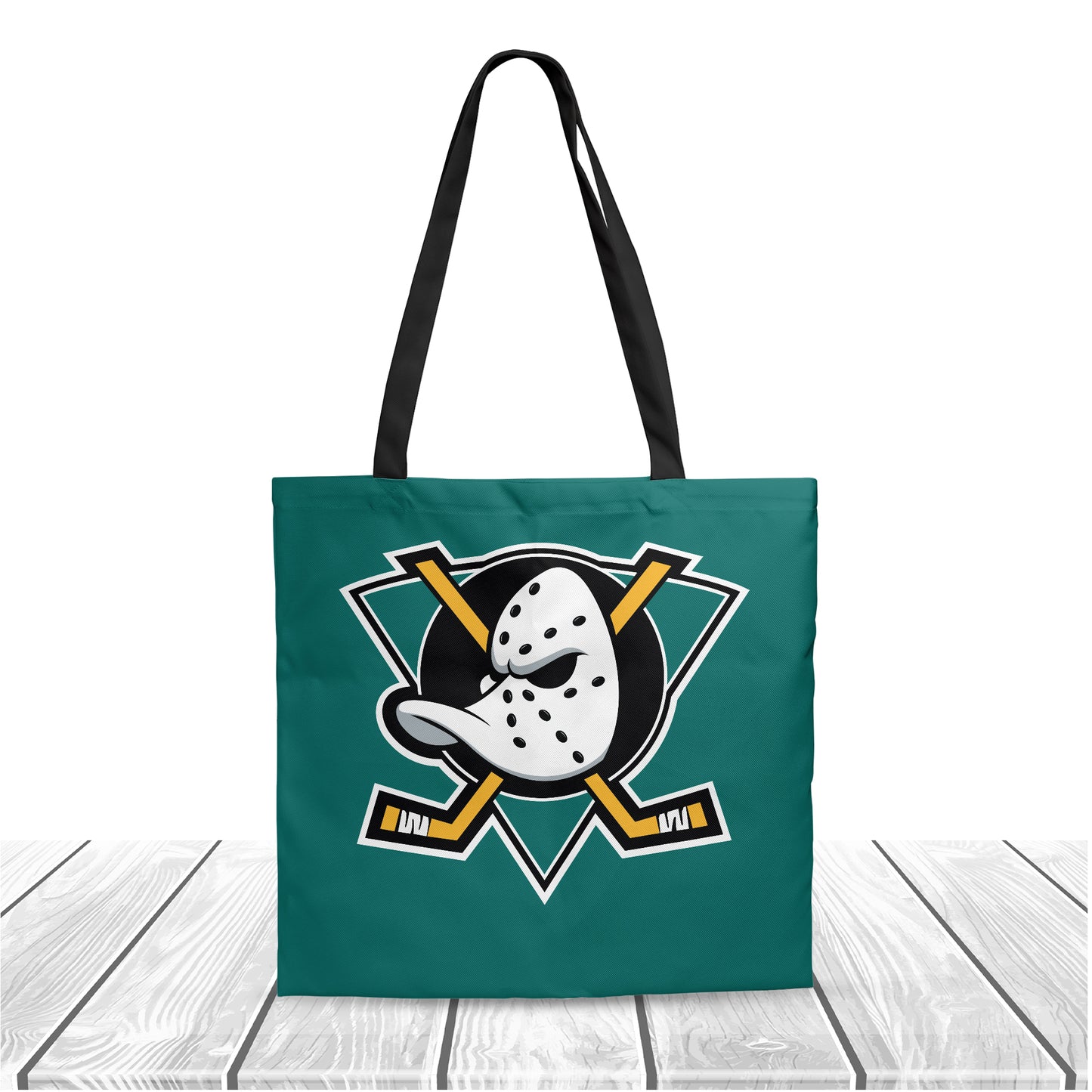 NHL Anaheim Ducks Polyester Canvas Tote Bag – Durable and Stylish