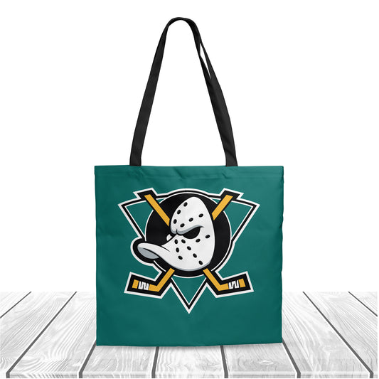 NHL Anaheim Ducks Polyester Canvas Tote Bag – Durable and Stylish